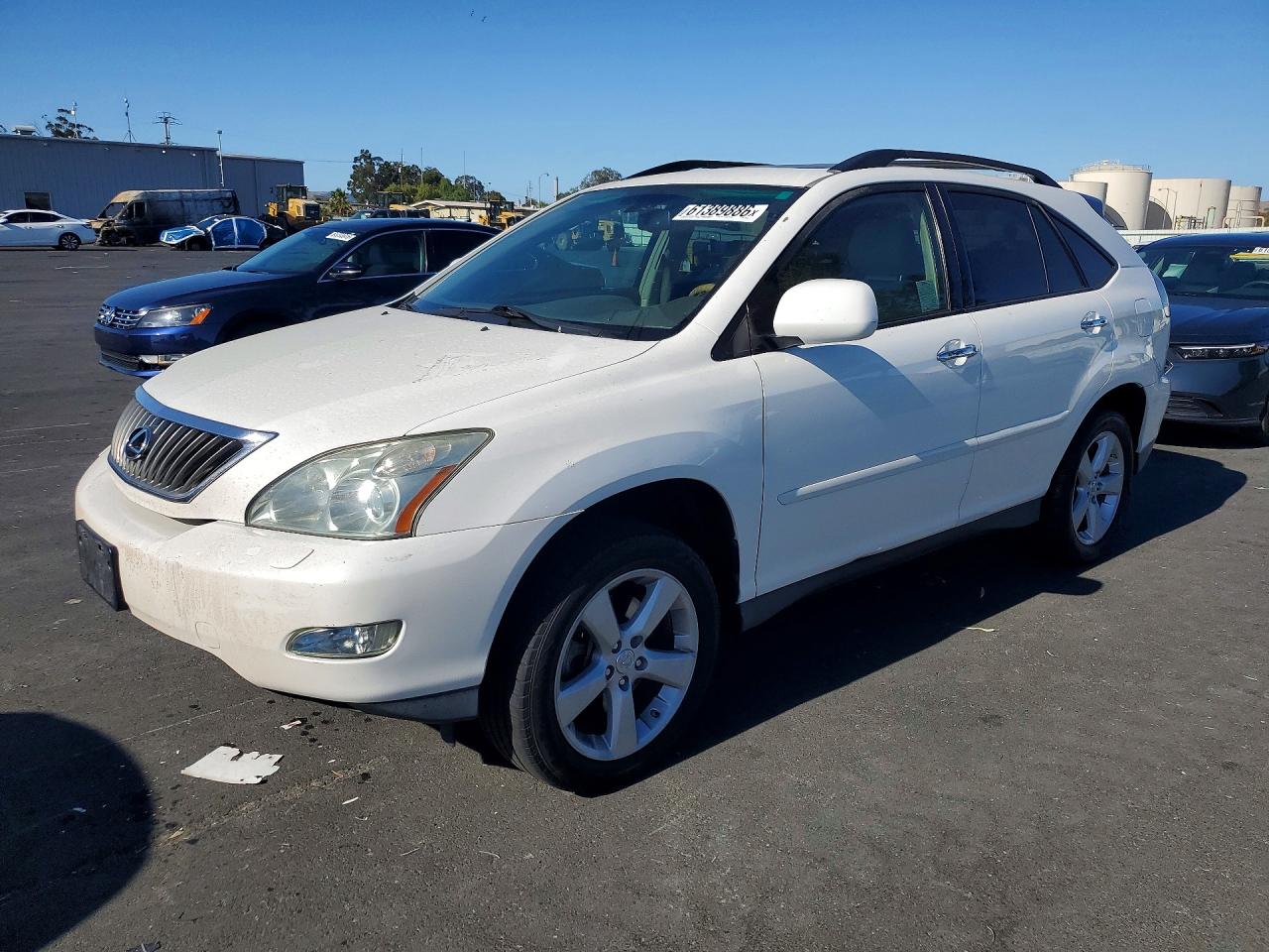 2009 Lexus Rx 350 White vin: 2T2GK31U69C066966