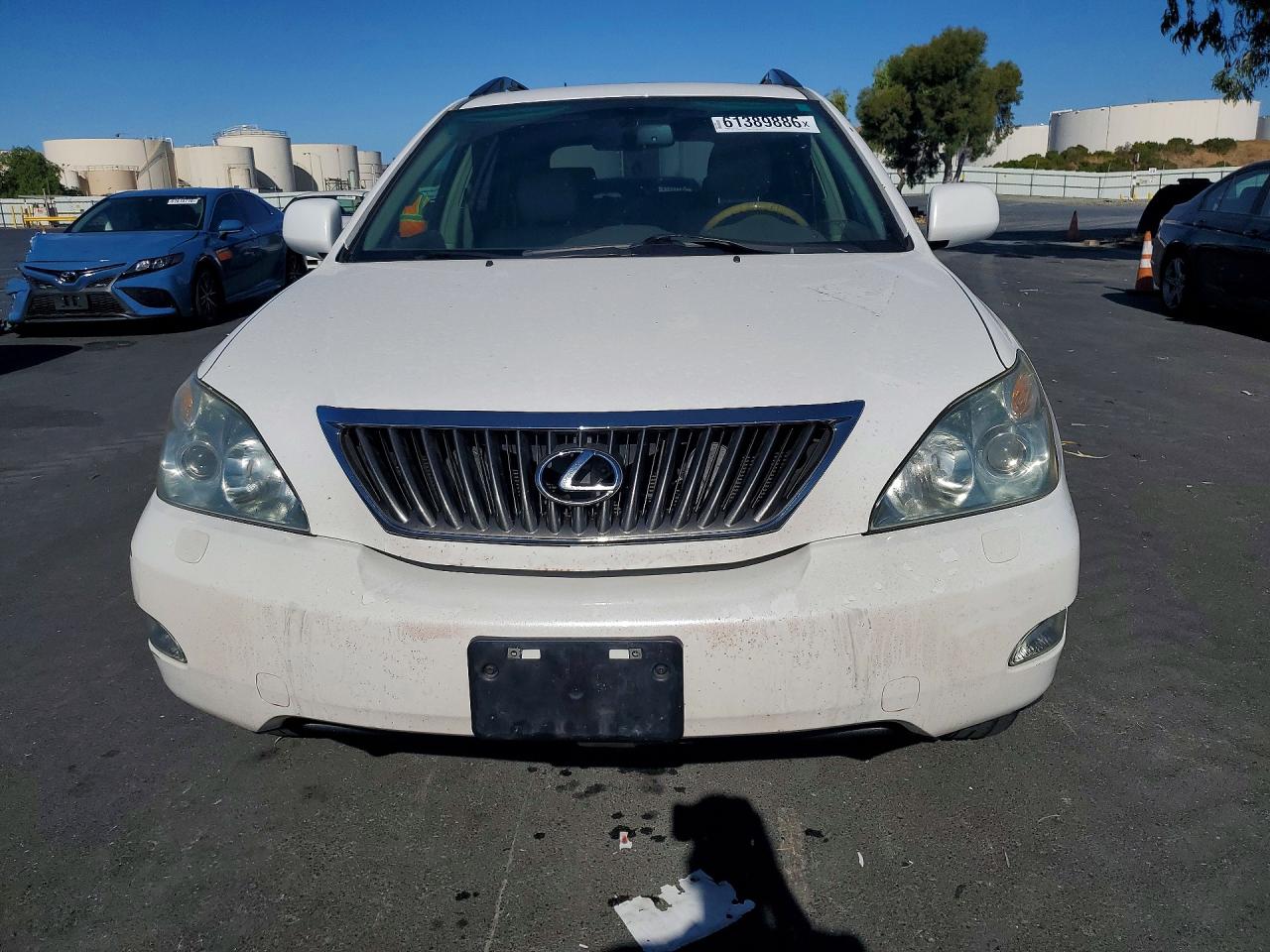 2009 Lexus Rx 350 White vin: 2T2GK31U69C066966