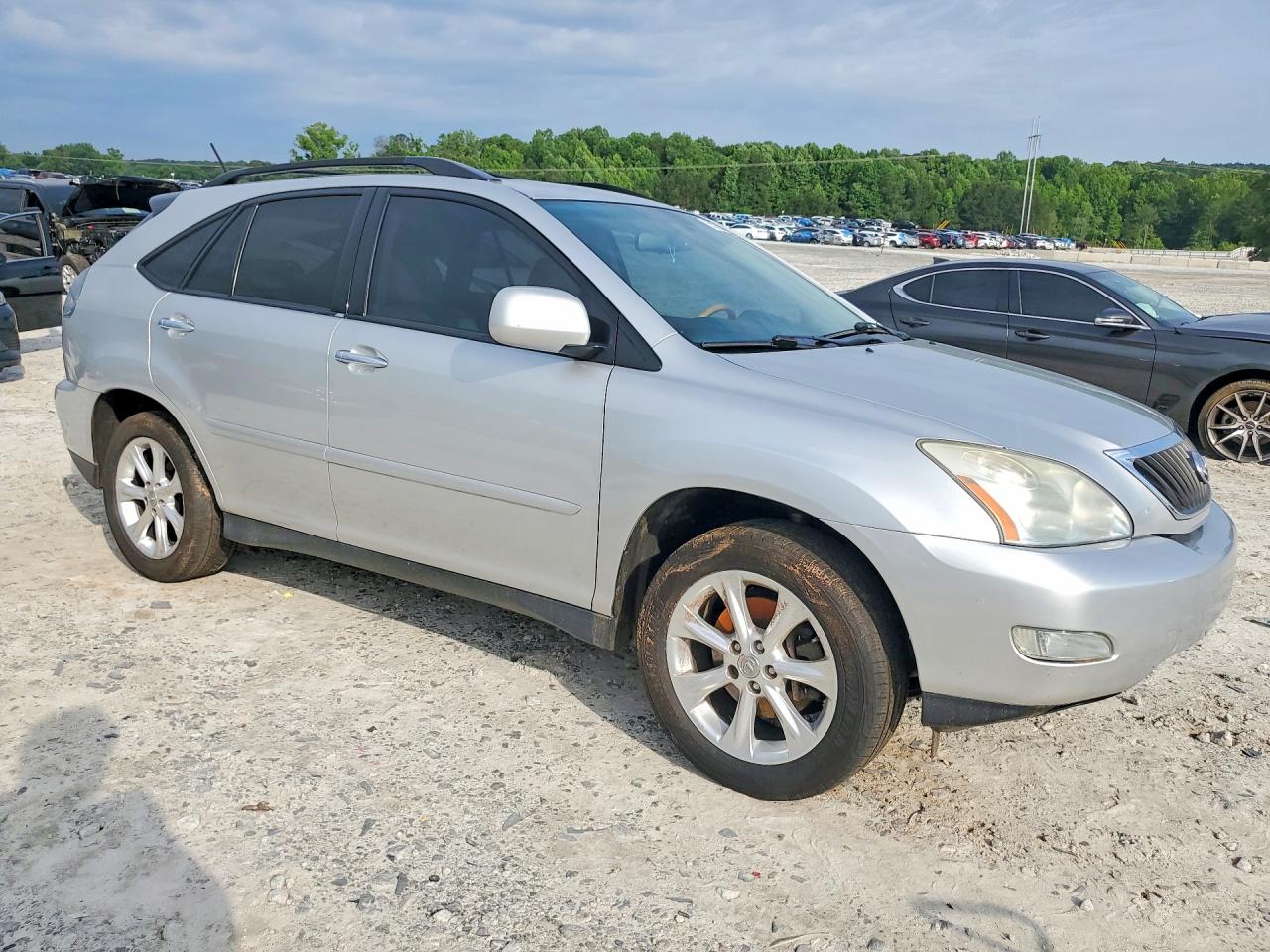 2009 Lexus Rx 350 Silver vin: 2T2GK31U69C067227