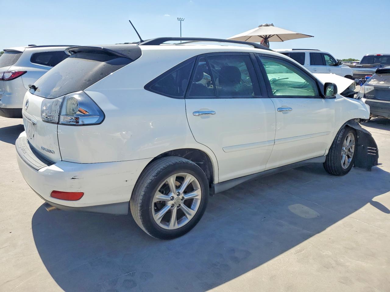 2009 Lexus Rx 350 White vin: 2T2GK31U69C074470