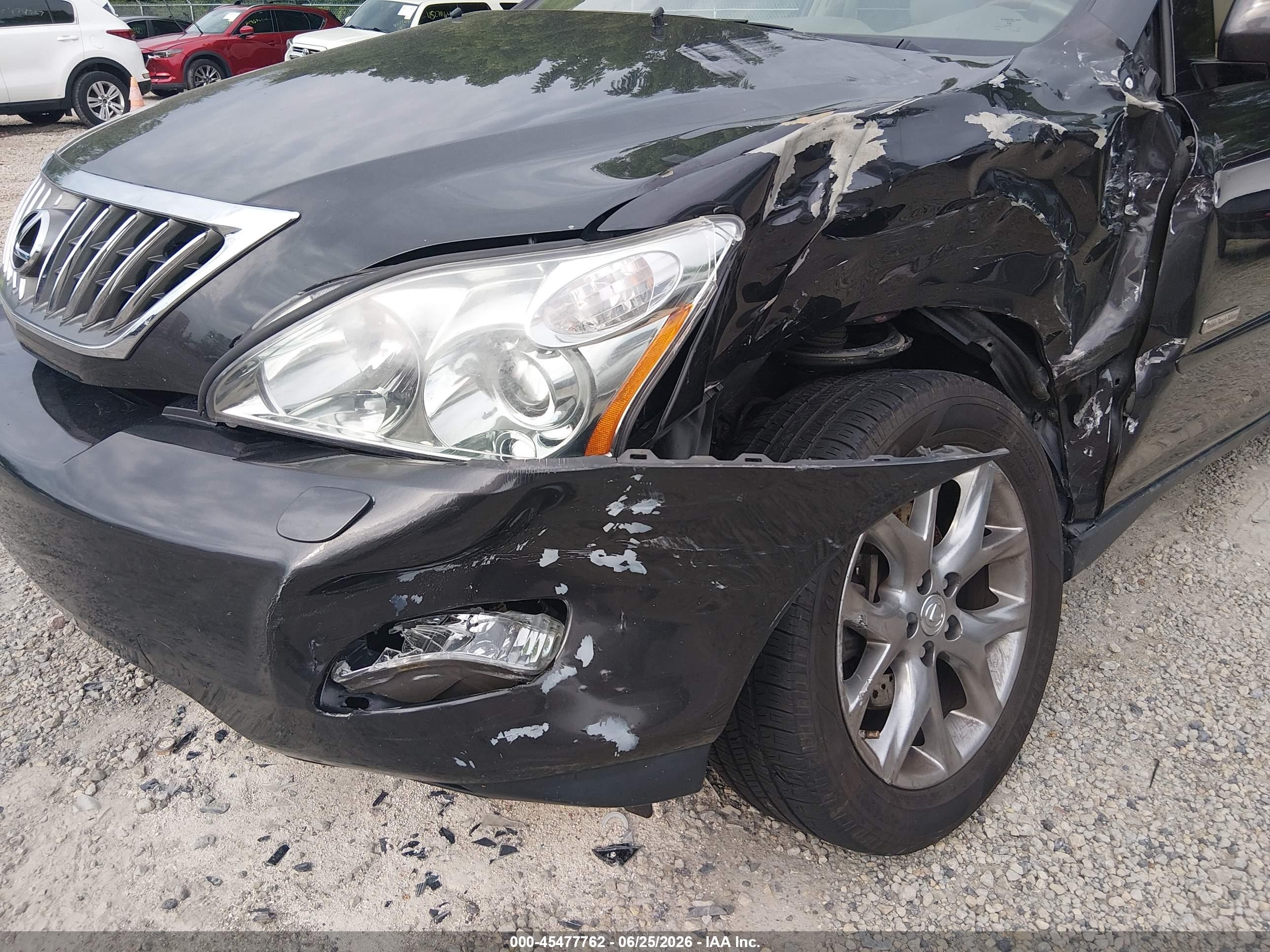 2009 Lexus Rx 350   Black vin: 2T2GK31U69C076333