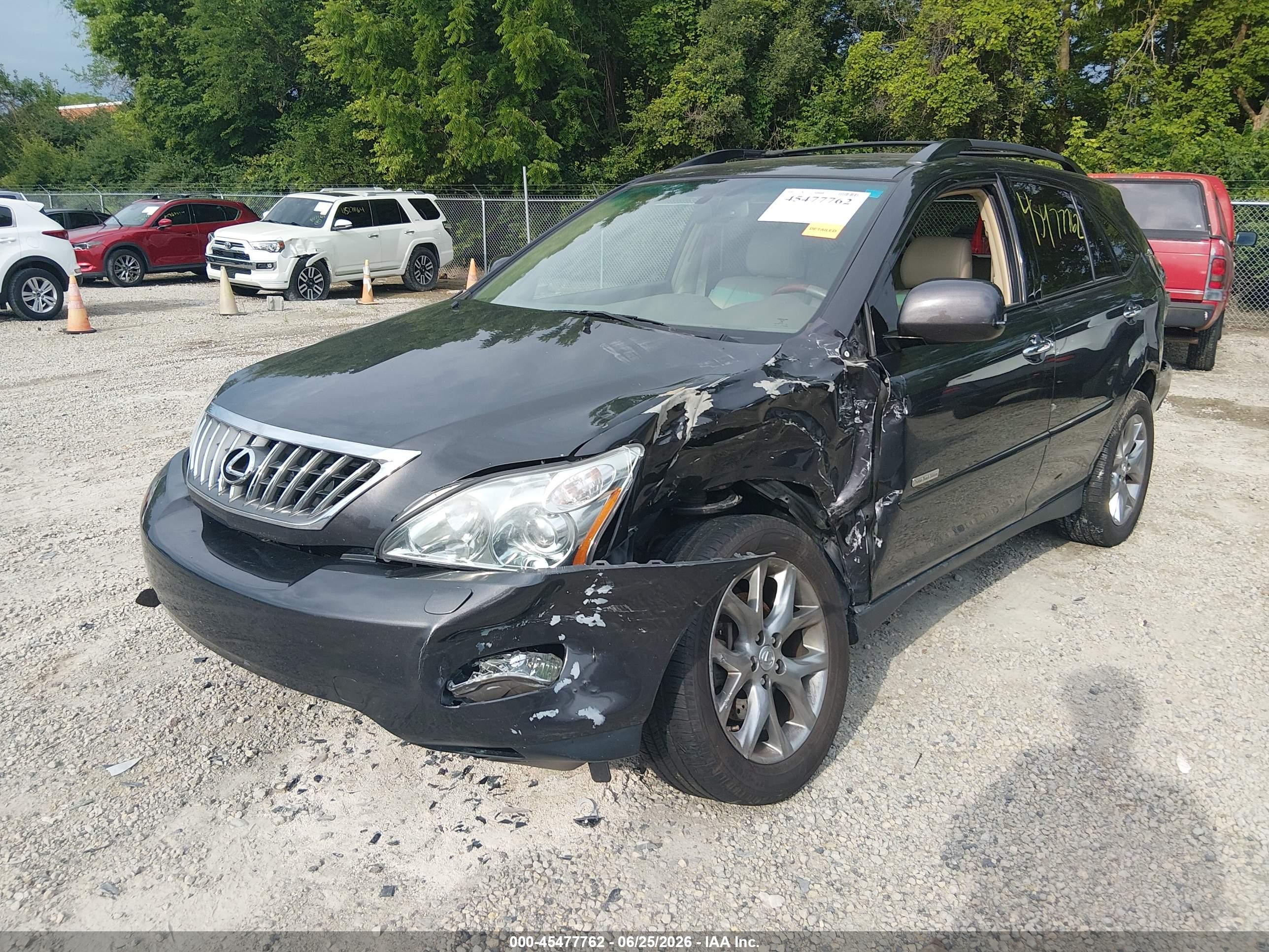 2009 Lexus Rx 350   Black vin: 2T2GK31U69C076333