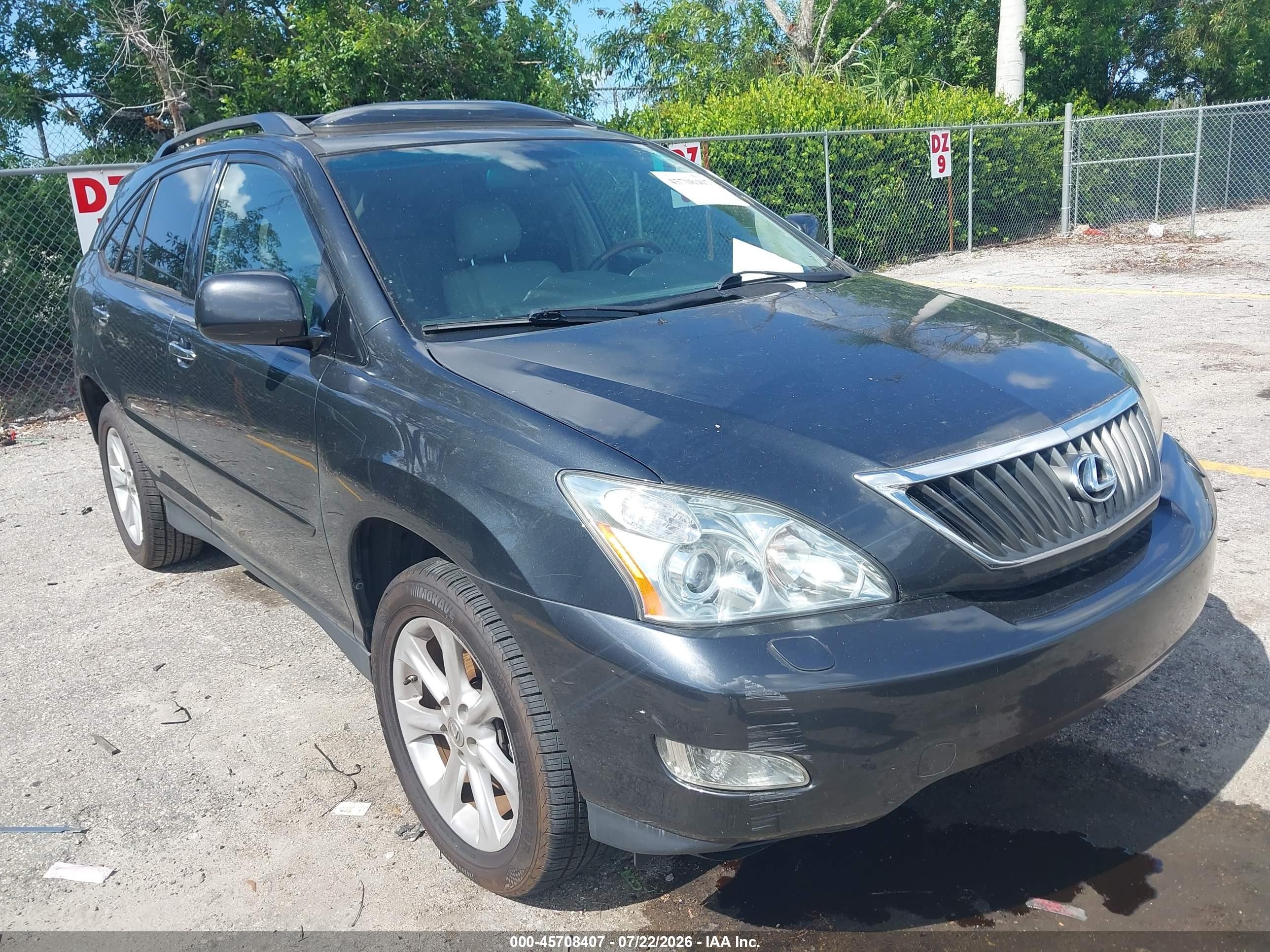 2009 Lexus Rx 350   Серый vin: 2T2GK31U69C078356