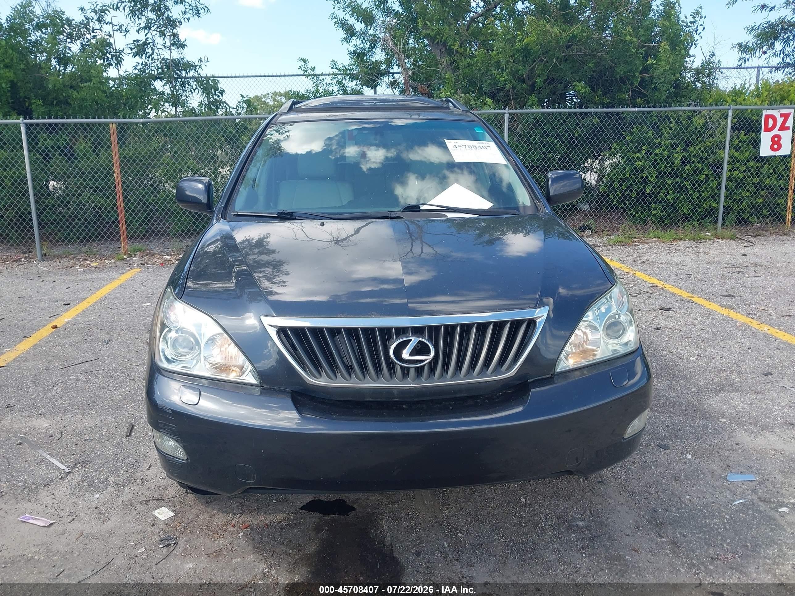 2009 Lexus Rx 350   Серый vin: 2T2GK31U69C078356