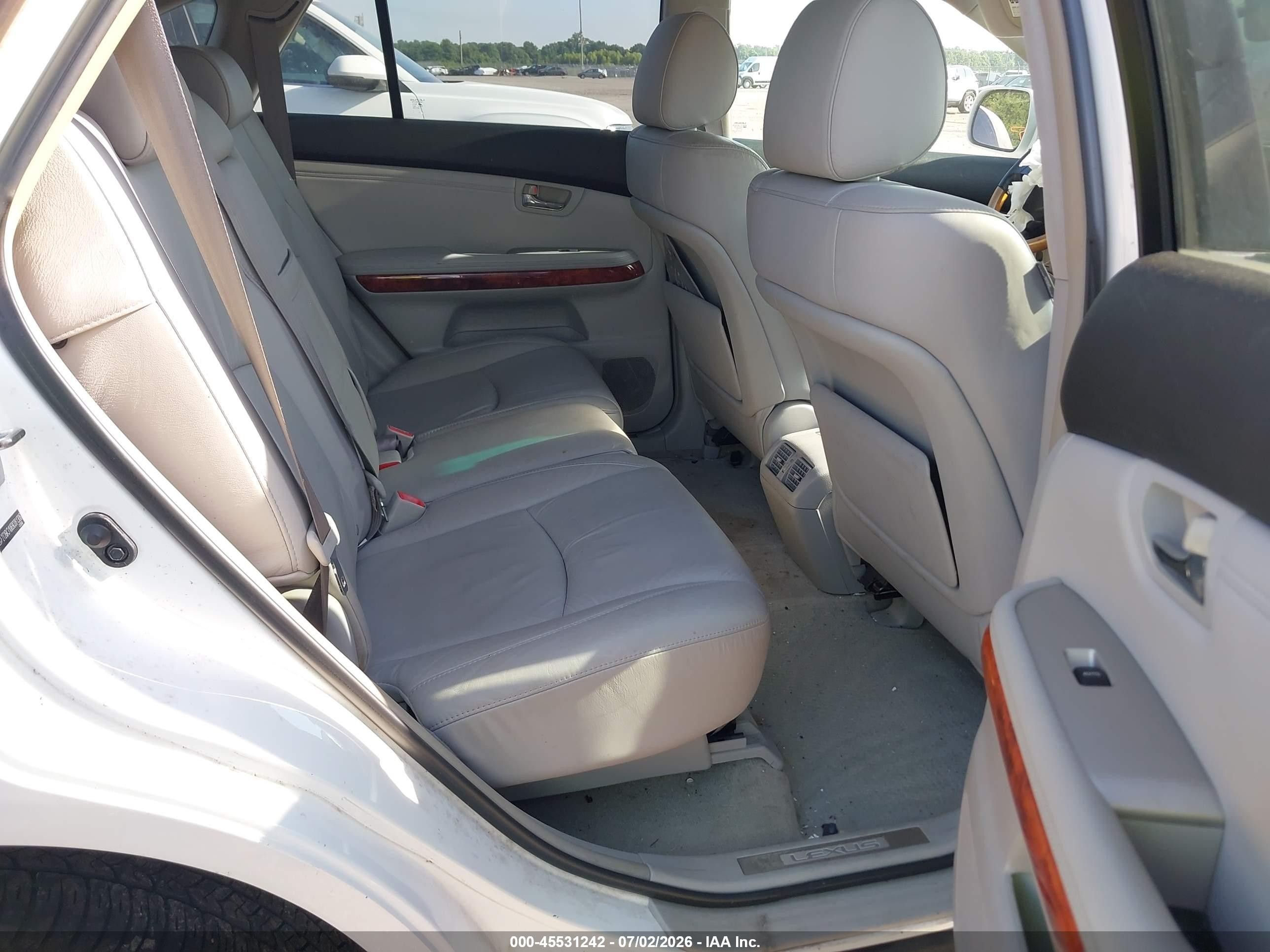 2009 Lexus Rx 350   White vin: 2T2GK31U69C081306
