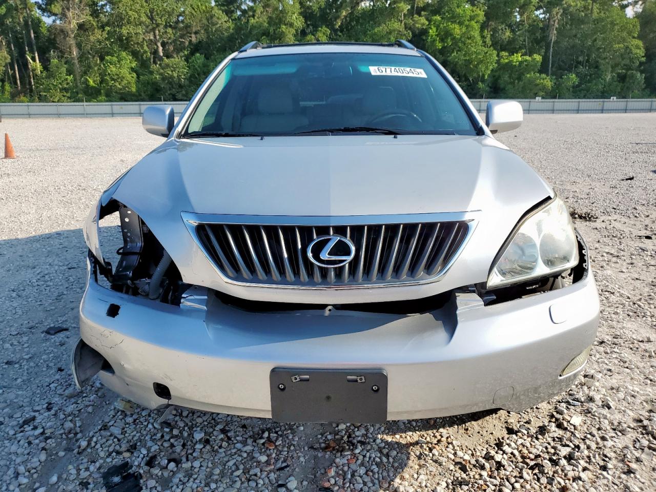 2009 Lexus Rx 350 Silver vin: 2T2GK31U69C081404
