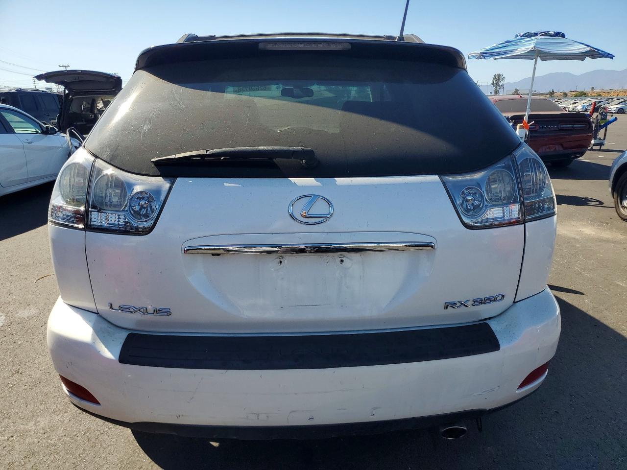 2007 Lexus Rx 350 White vin: 2T2GK31U77C001749