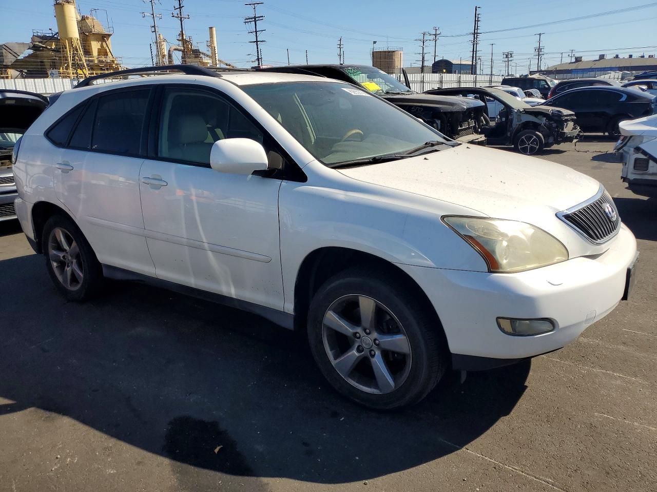 2007 Lexus Rx 350 White vin: 2T2GK31U77C001749
