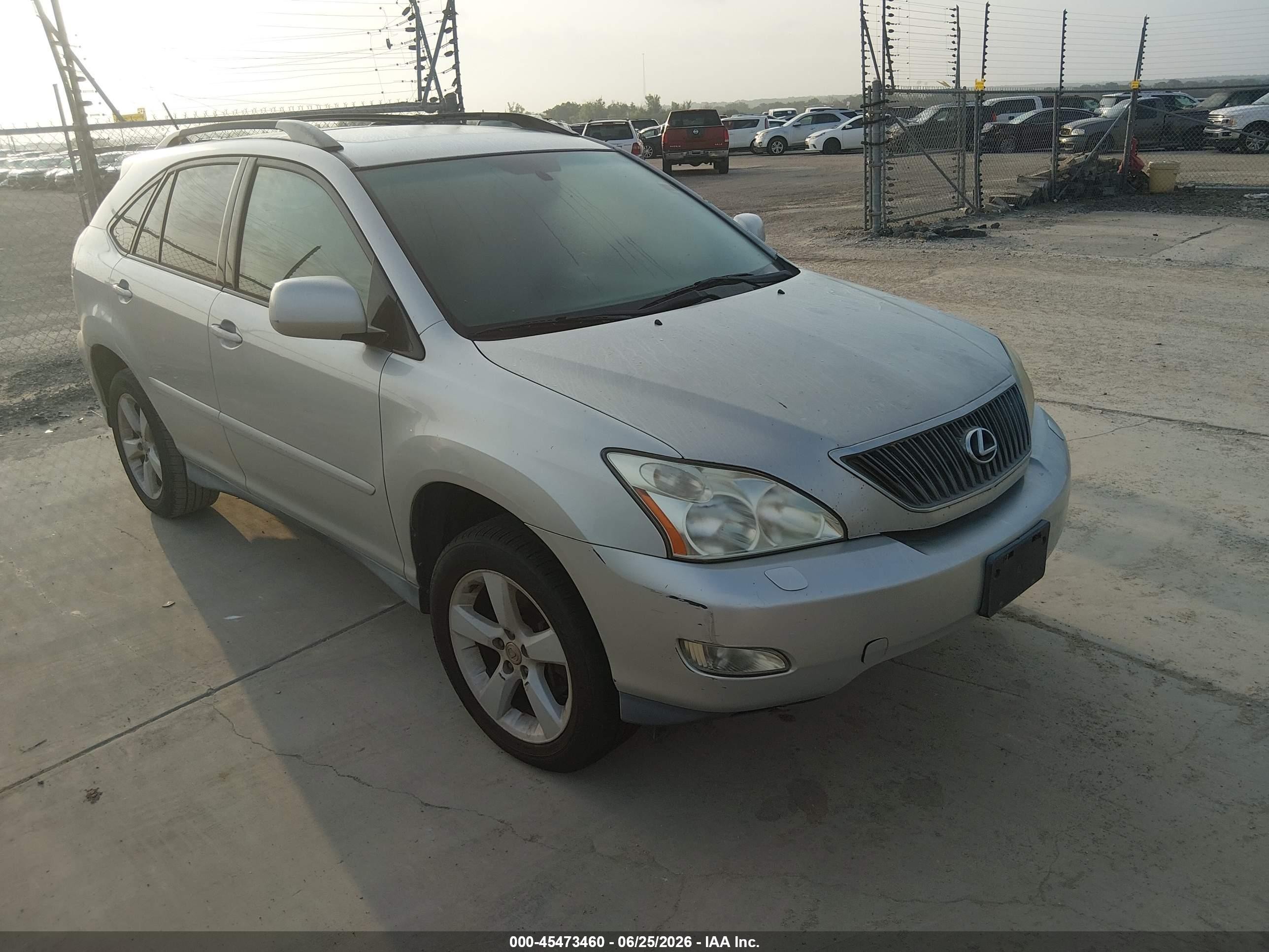 2007 Lexus Rx 350   Silver vin: 2T2GK31U77C008815
