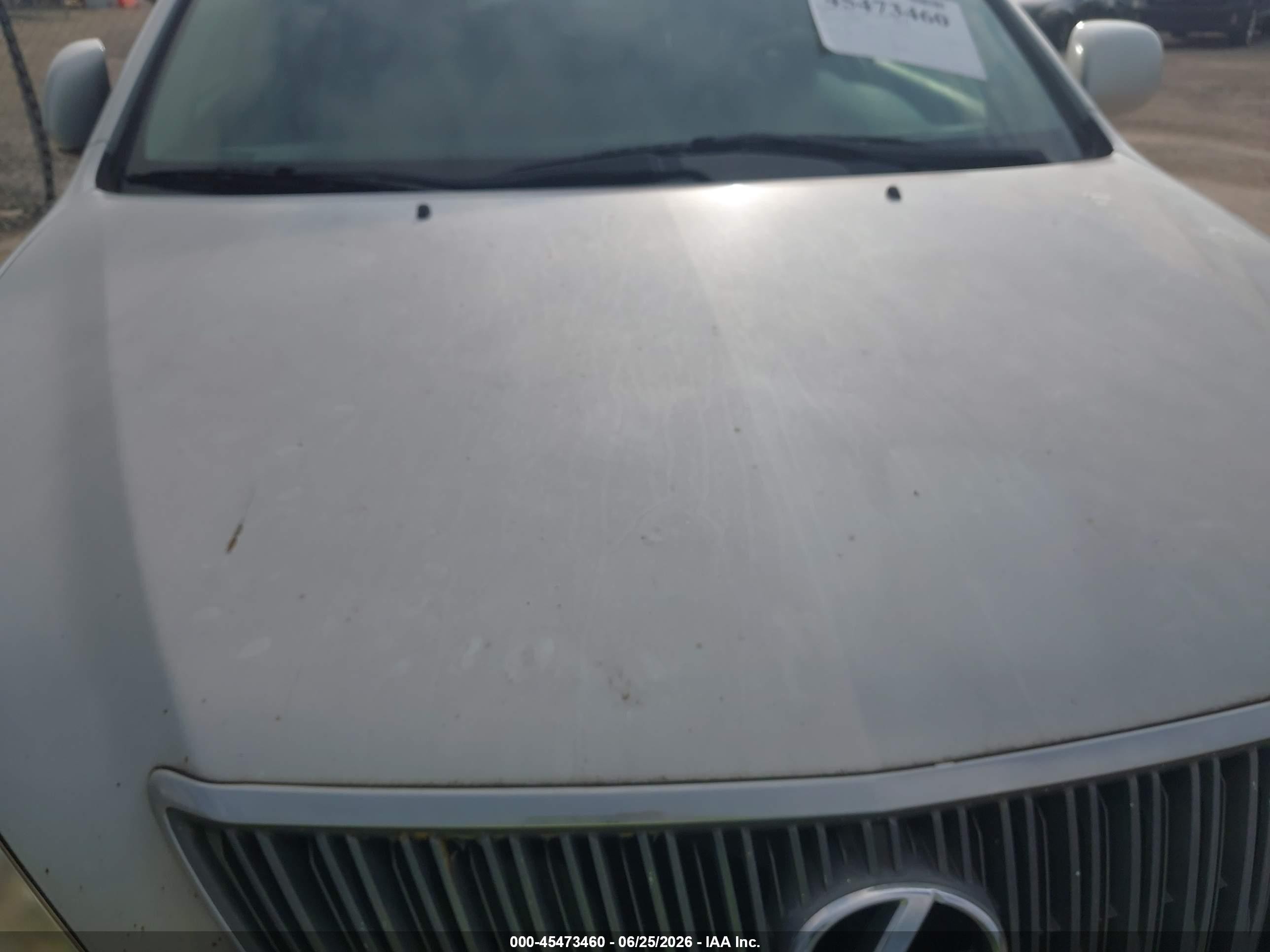 2007 Lexus Rx 350   Silver vin: 2T2GK31U77C008815