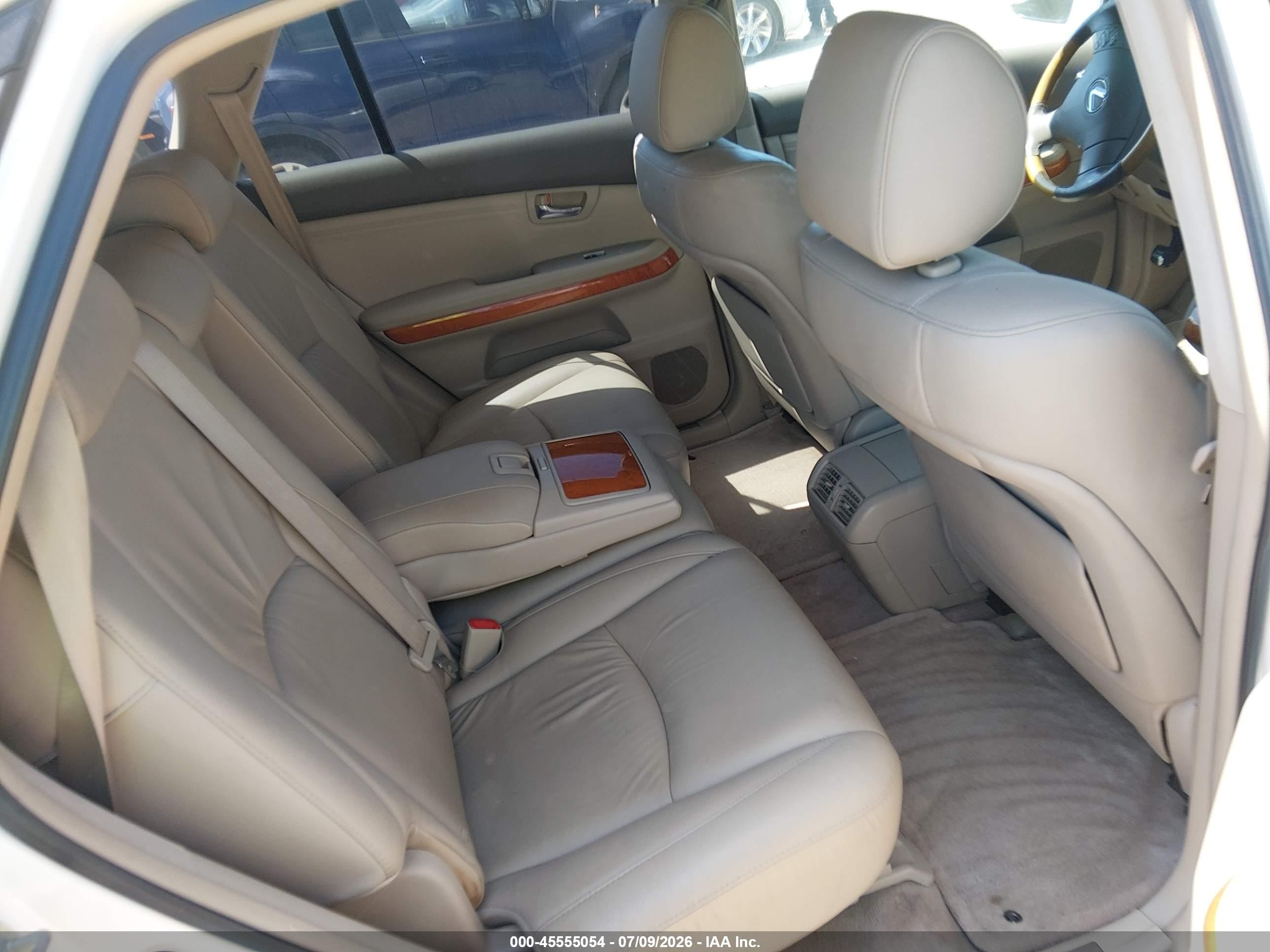 2007 Lexus Rx 350   White vin: 2T2GK31U77C013836