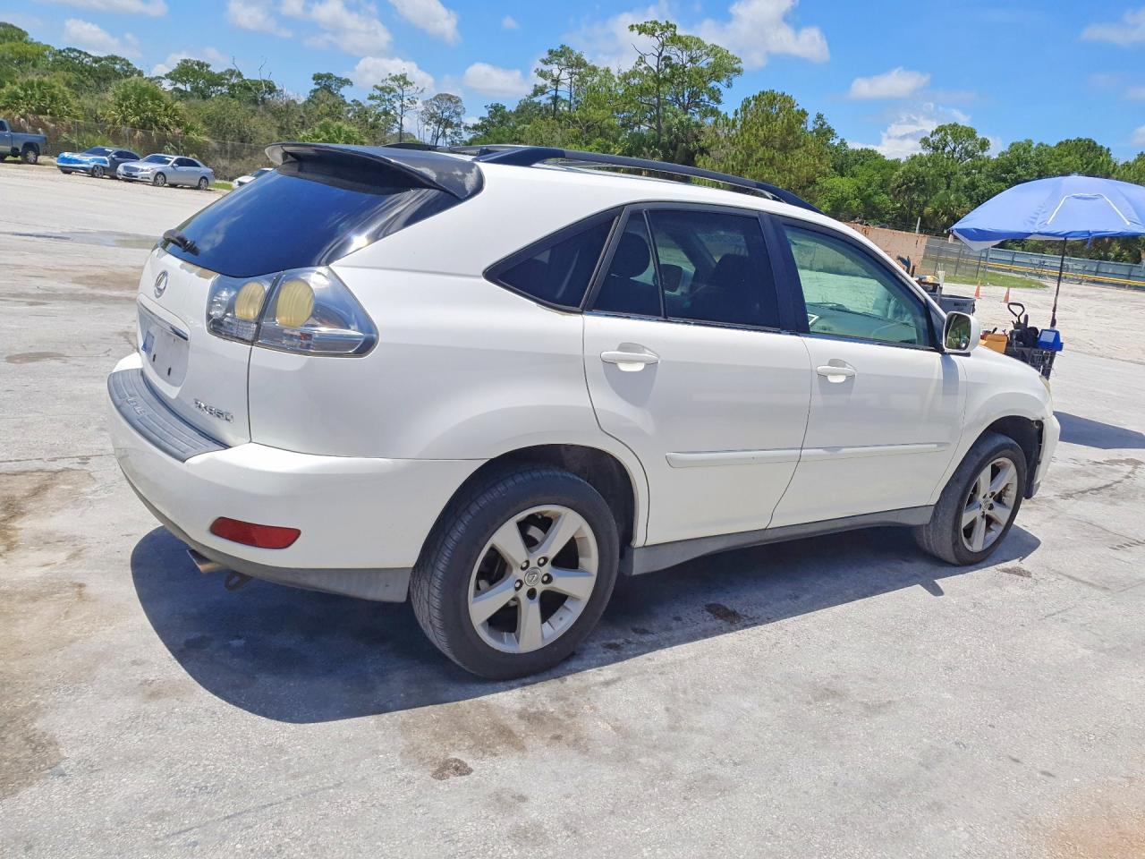 2007 Lexus Rx 350 White vin: 2T2GK31U77C014680