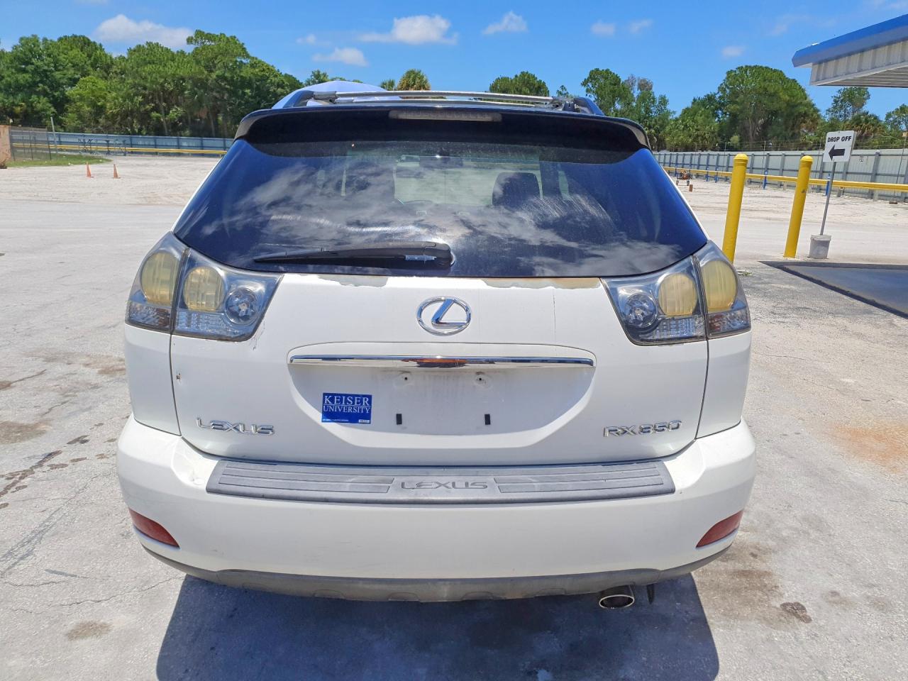 2007 Lexus Rx 350 White vin: 2T2GK31U77C014680