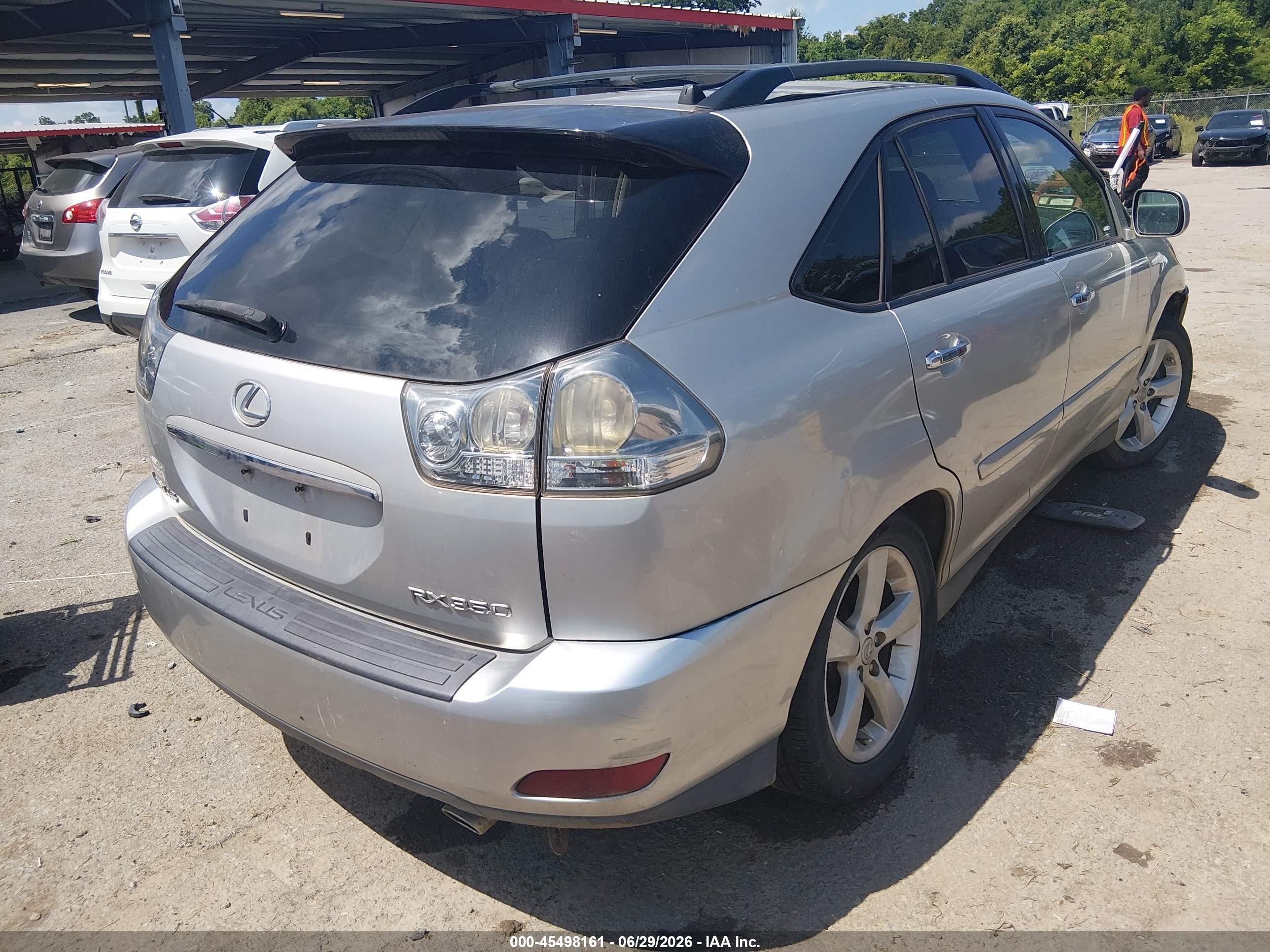 2008 Lexus Rx 350 Silver vin: 2T2GK31U78C031593