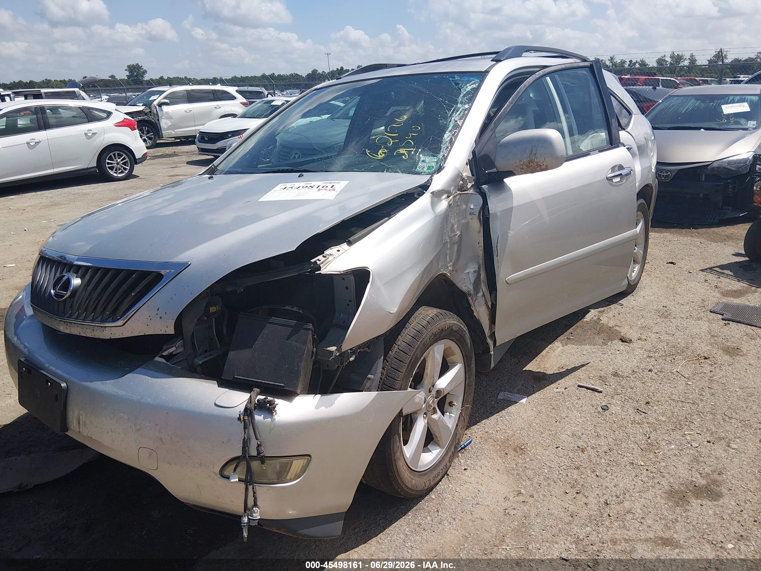2008 Lexus Rx 350 Silver vin: 2T2GK31U78C031593