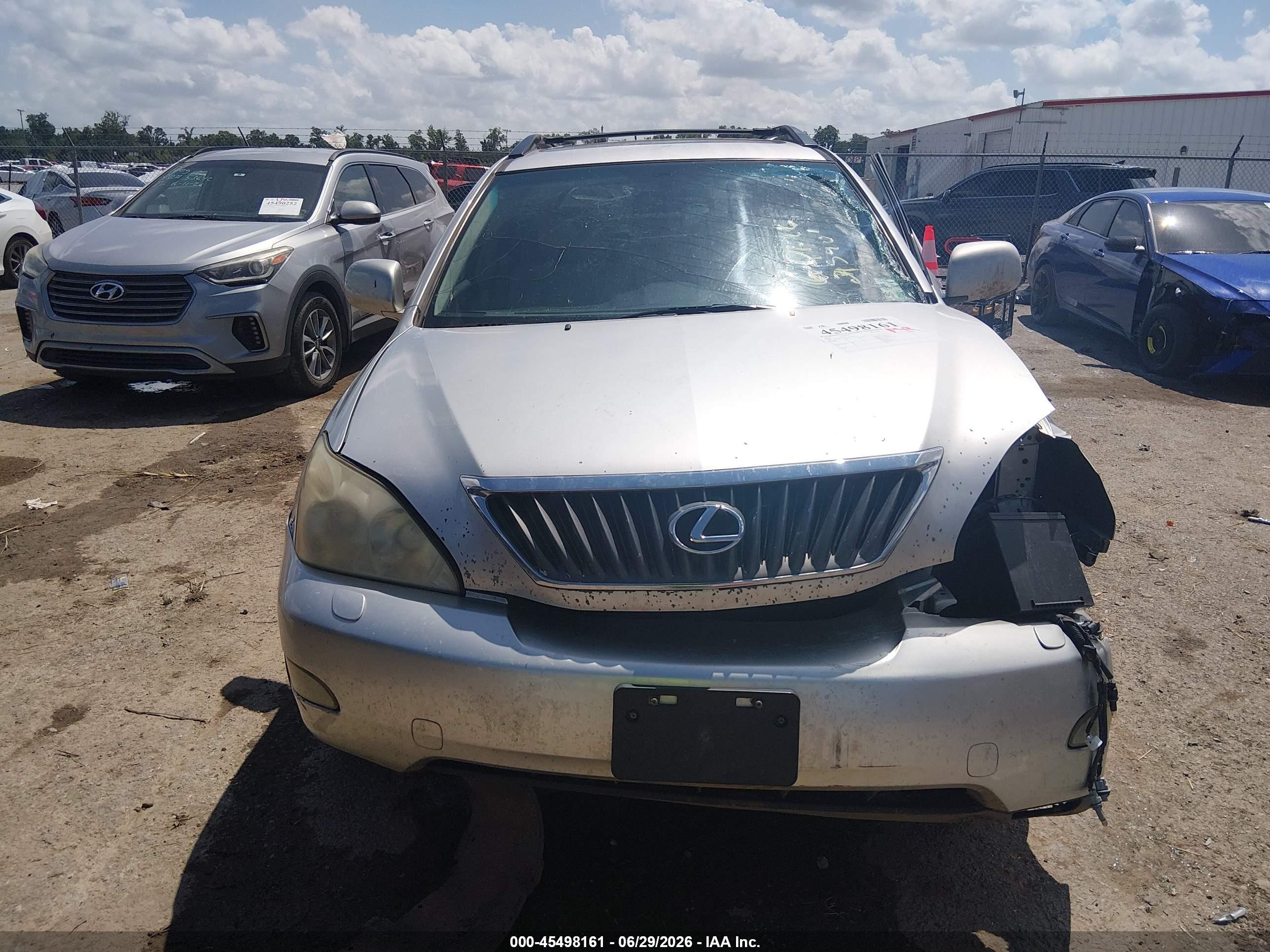 2008 Lexus Rx 350 Silver vin: 2T2GK31U78C031593