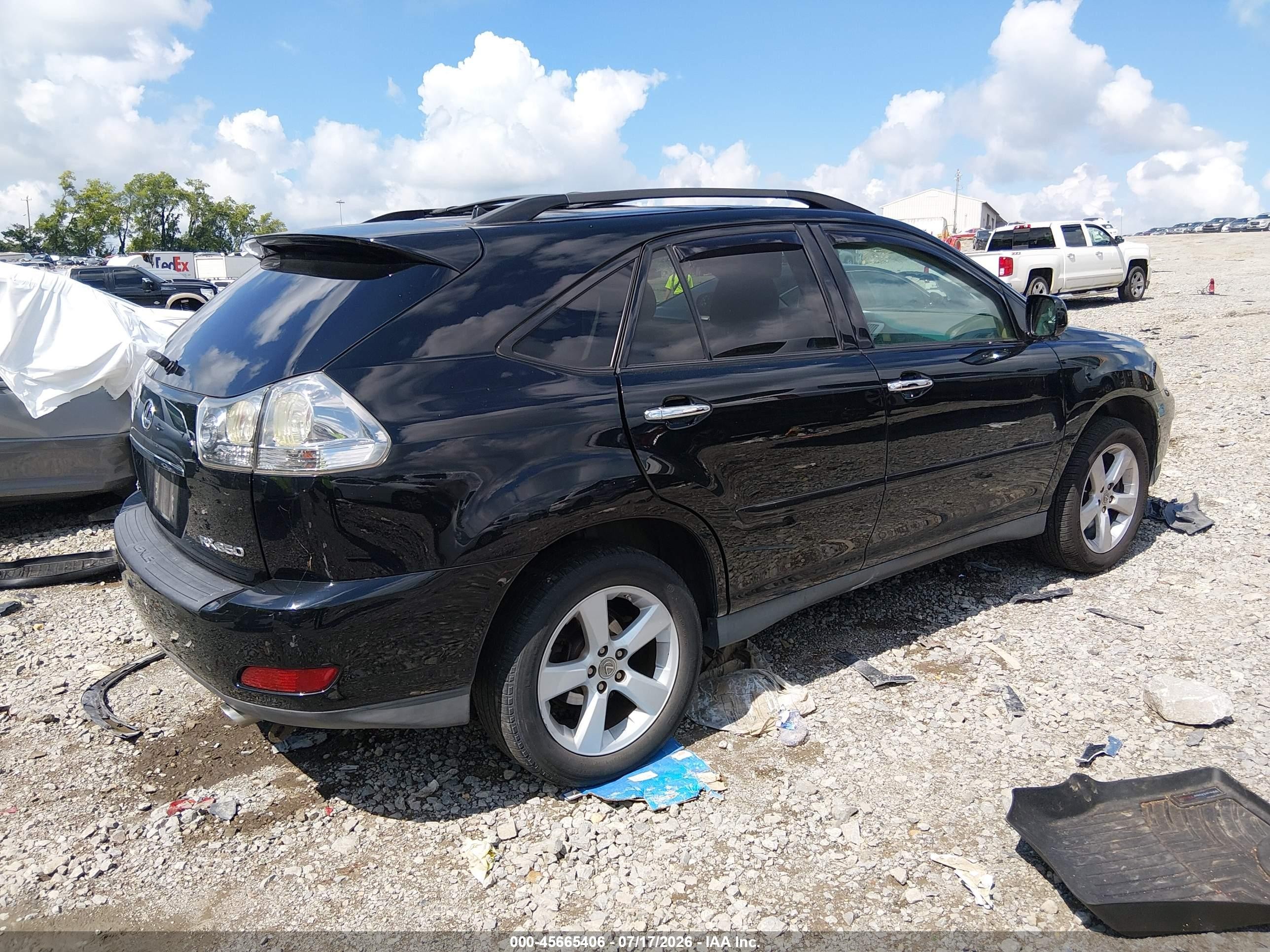 2008 Lexus Rx 350   Черный vin: 2T2GK31U78C038639