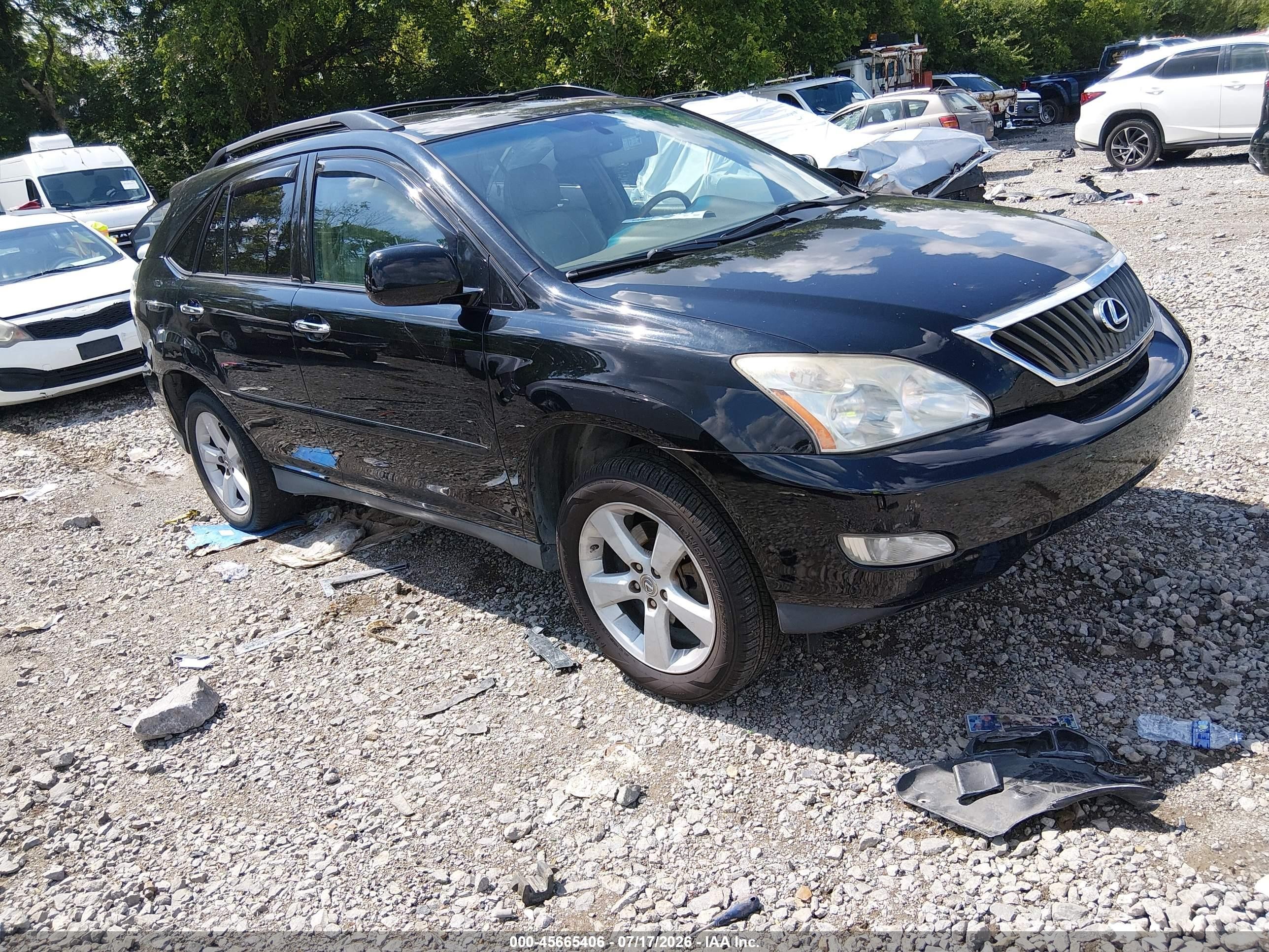 2008 Lexus Rx 350   Черный vin: 2T2GK31U78C038639