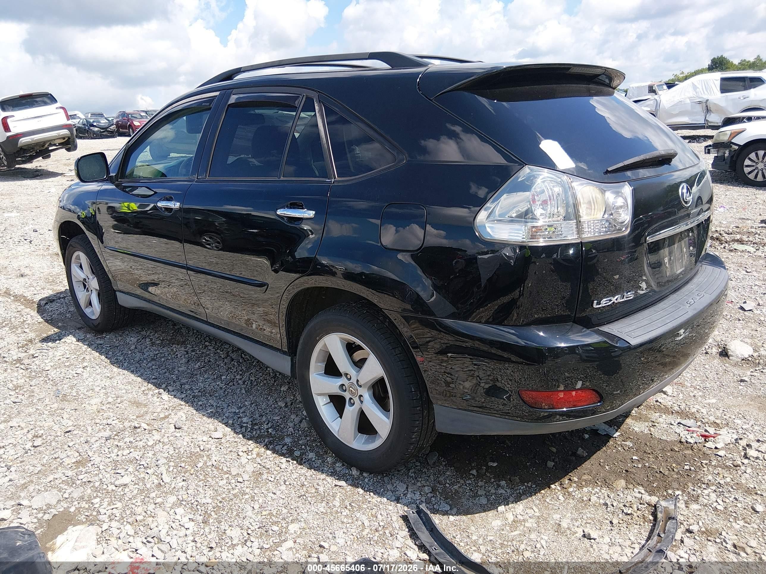 2008 Lexus Rx 350   Черный vin: 2T2GK31U78C038639