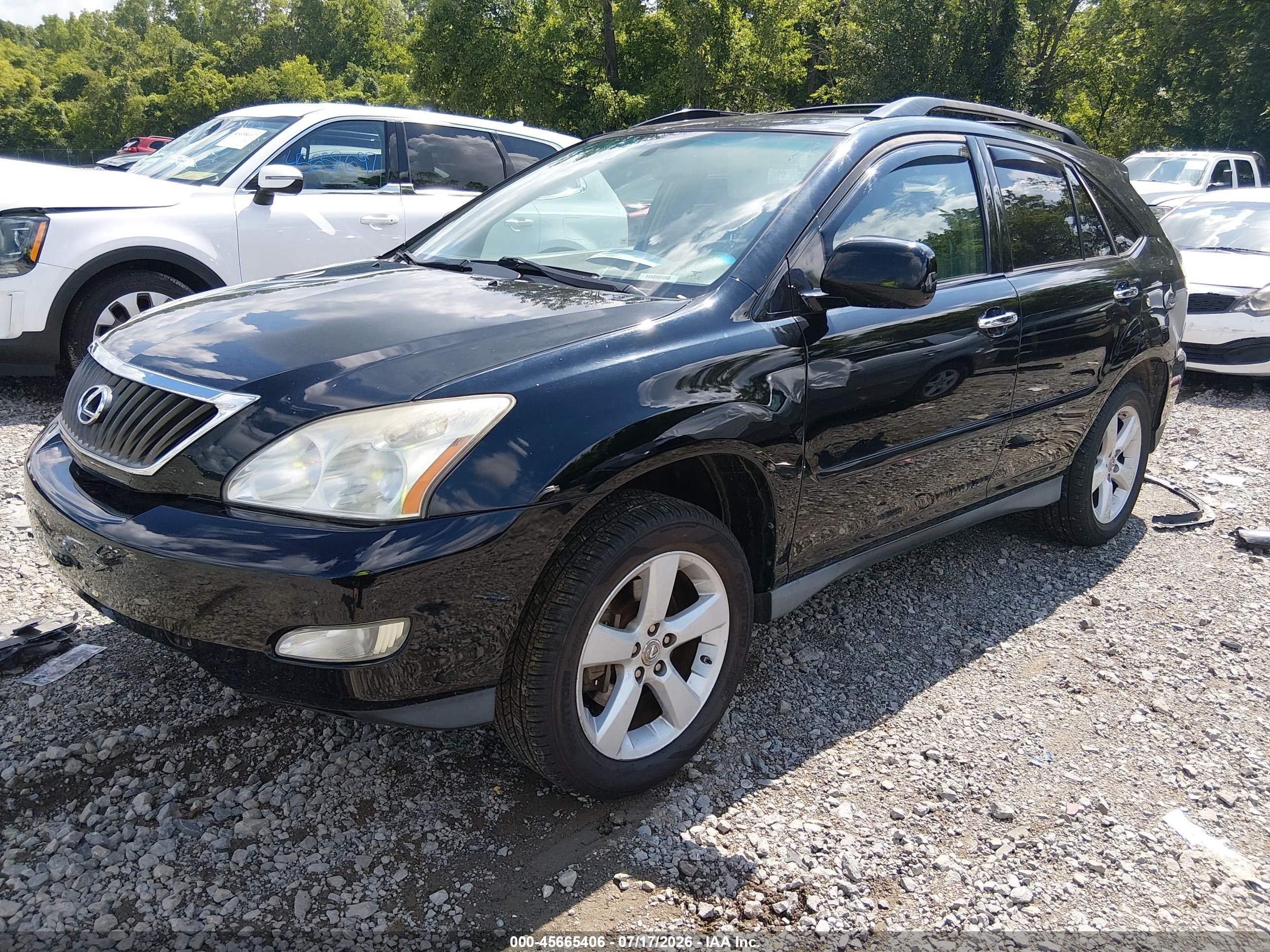 2008 Lexus Rx 350   Черный vin: 2T2GK31U78C038639