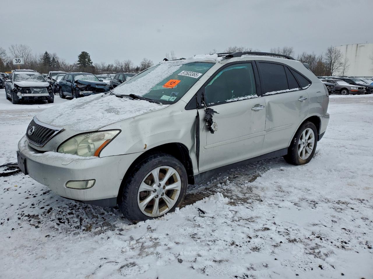 2008 Lexus Rx 350 Silver vin: 2T2GK31U78C043405