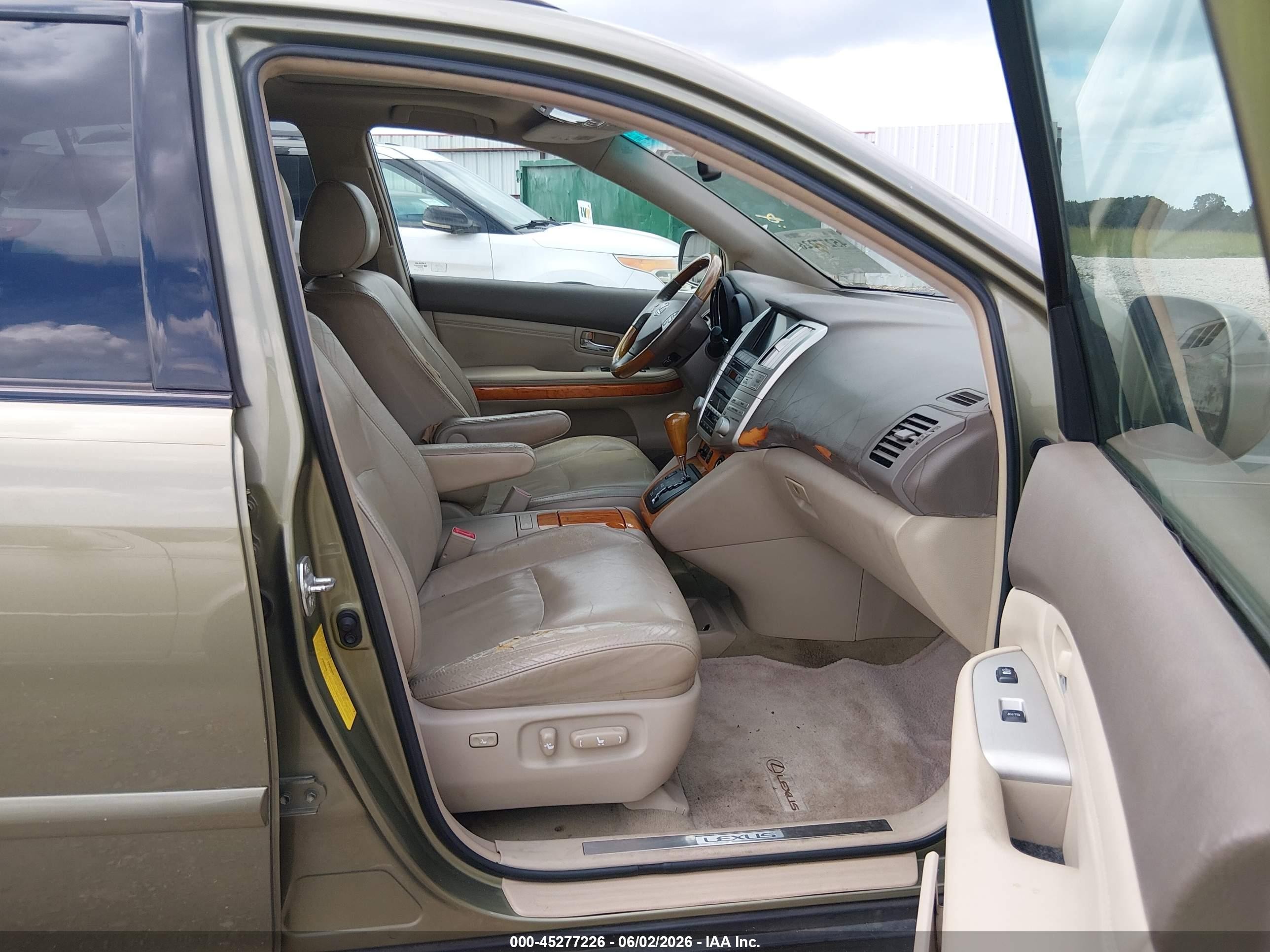 2008 Lexus Rx 350   Green vin: 2T2GK31U78C054372