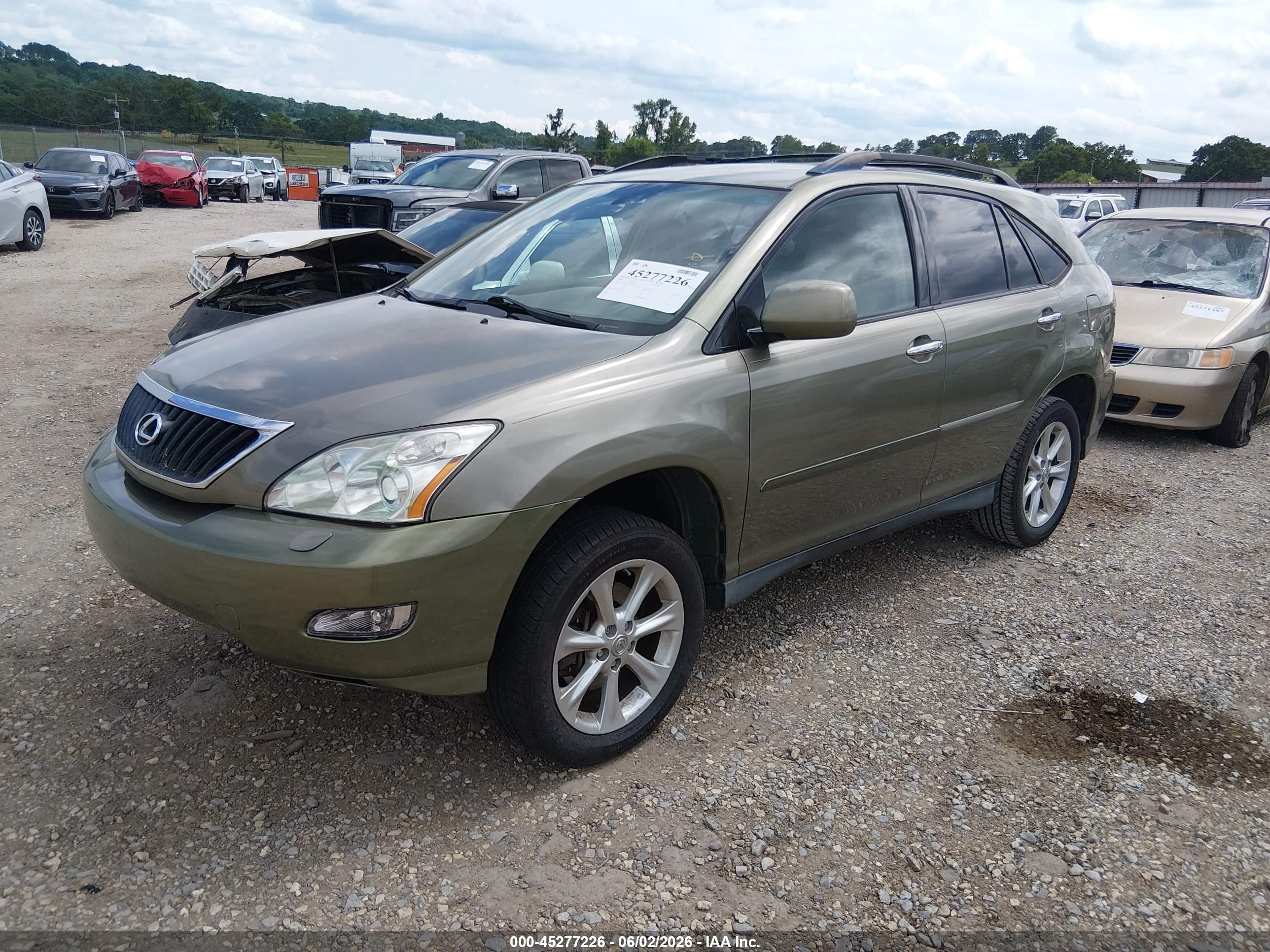 2008 Lexus Rx 350   Green vin: 2T2GK31U78C054372