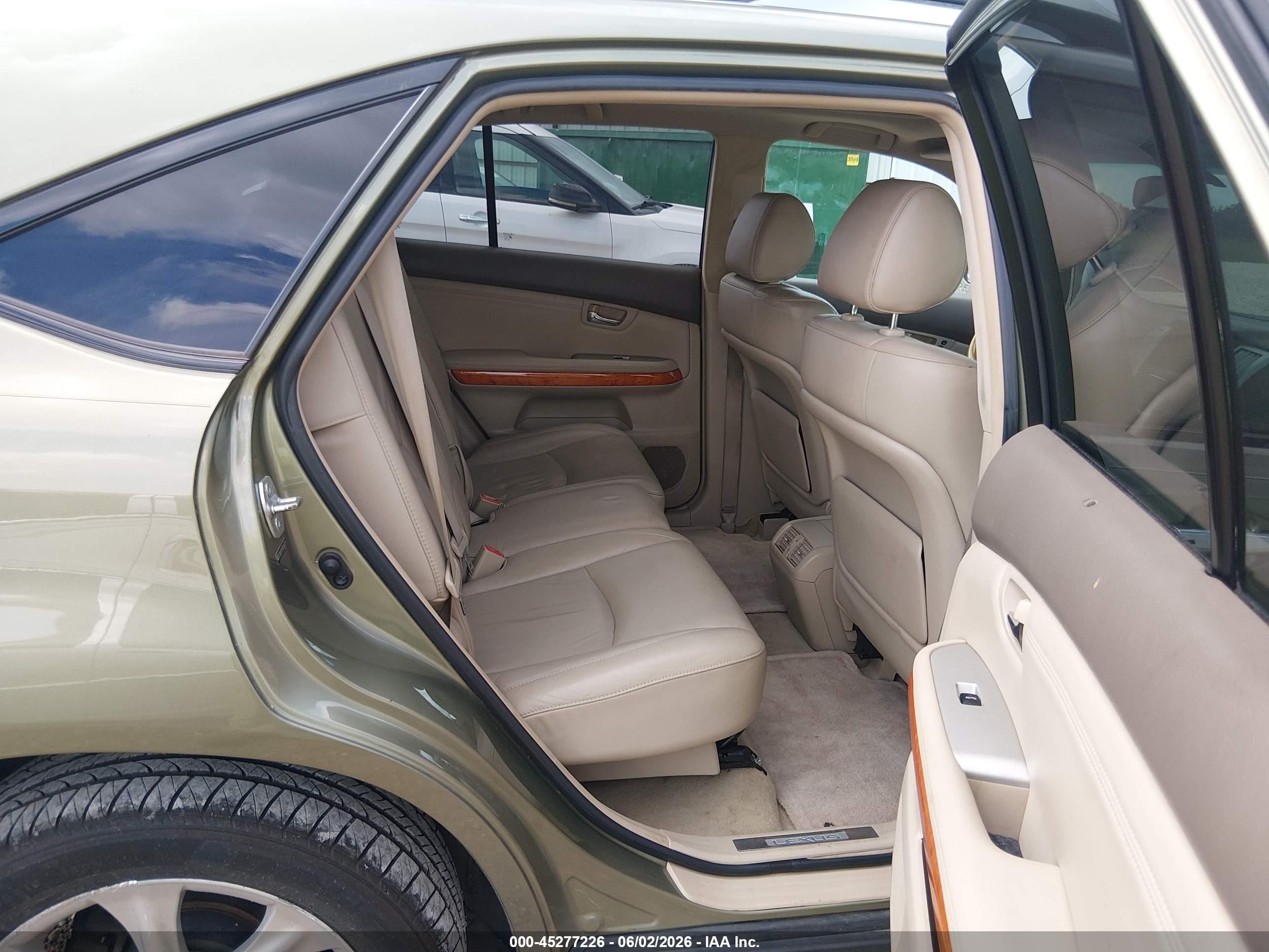 2008 Lexus Rx 350   Green vin: 2T2GK31U78C054372