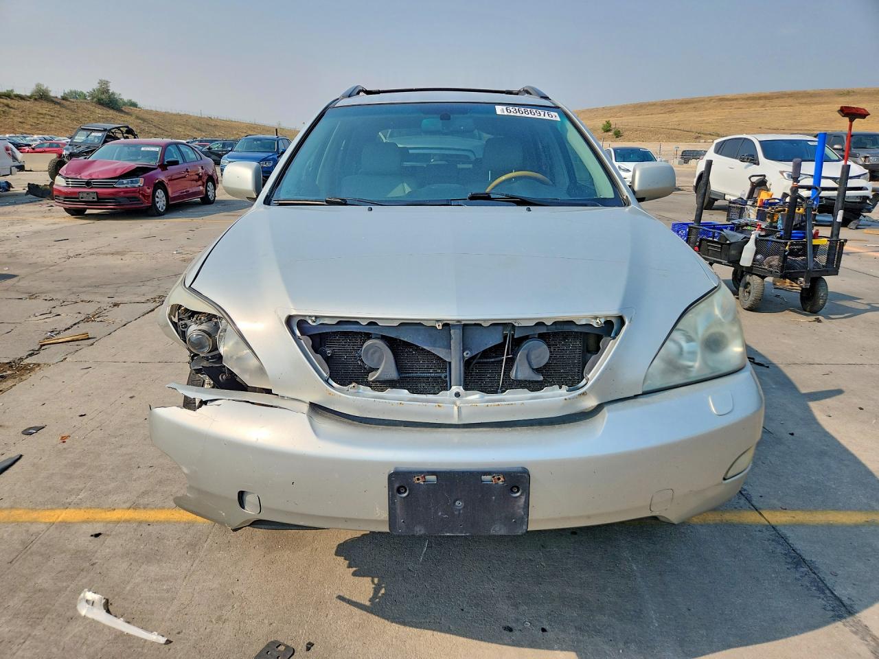 2008 Lexus Rx 350 Серебряный vin: 2T2GK31U78C056476