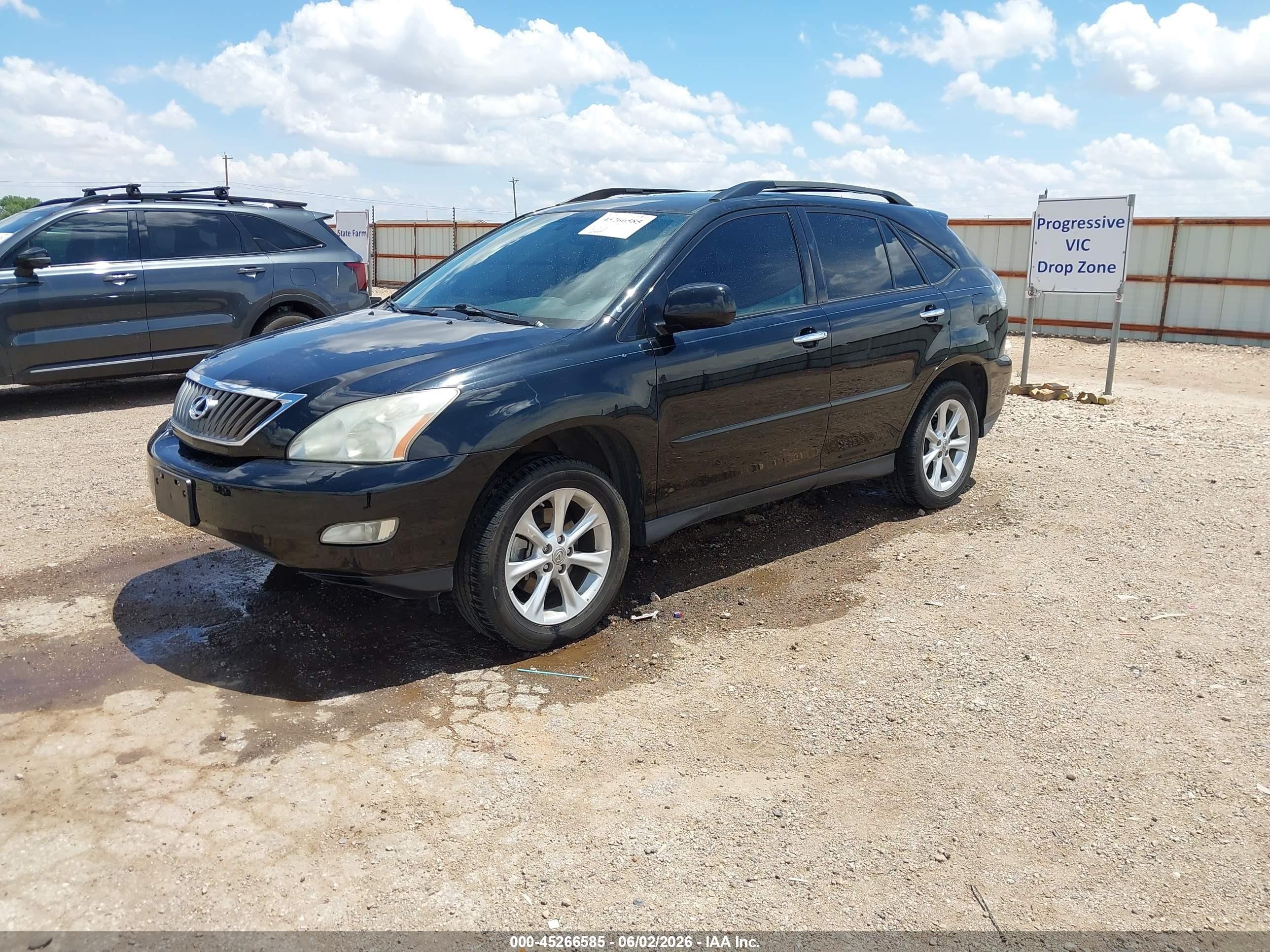 2009 Lexus Rx 350   Black vin: 2T2GK31U79C059542