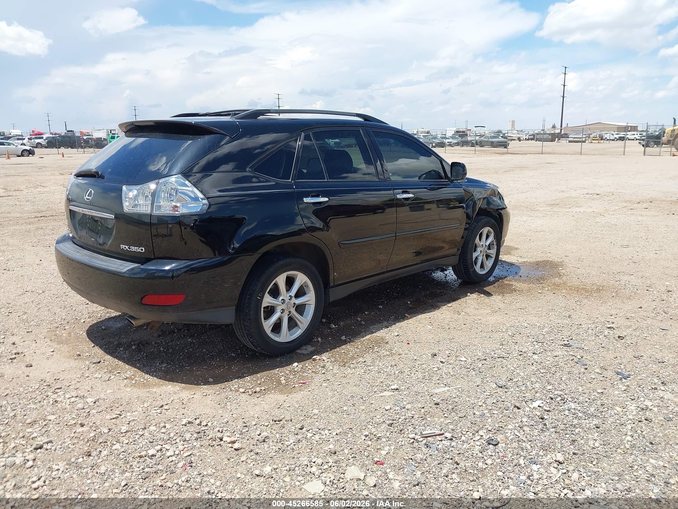 2009 Lexus Rx 350   Black vin: 2T2GK31U79C059542