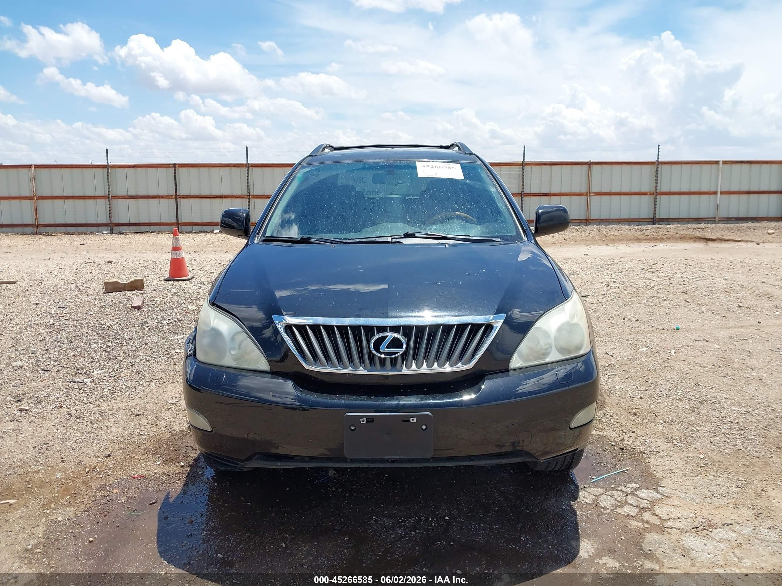 2009 Lexus Rx 350   Black vin: 2T2GK31U79C059542