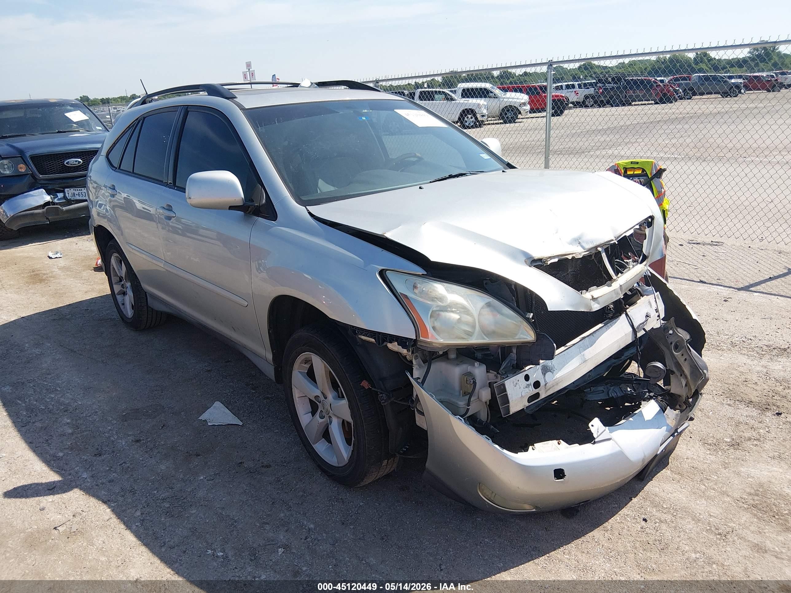 2007 Lexus Rx 350   Silver vin: 2T2GK31U87C002635