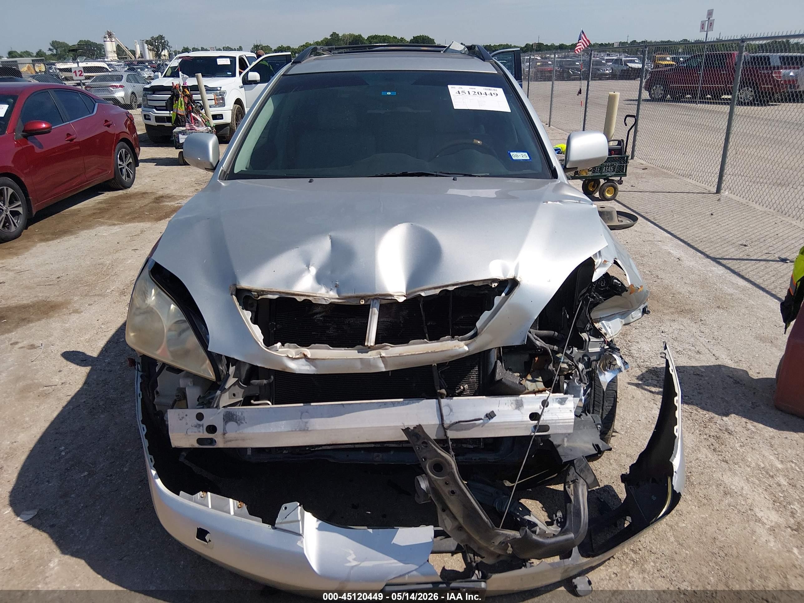 2007 Lexus Rx 350   Silver vin: 2T2GK31U87C002635