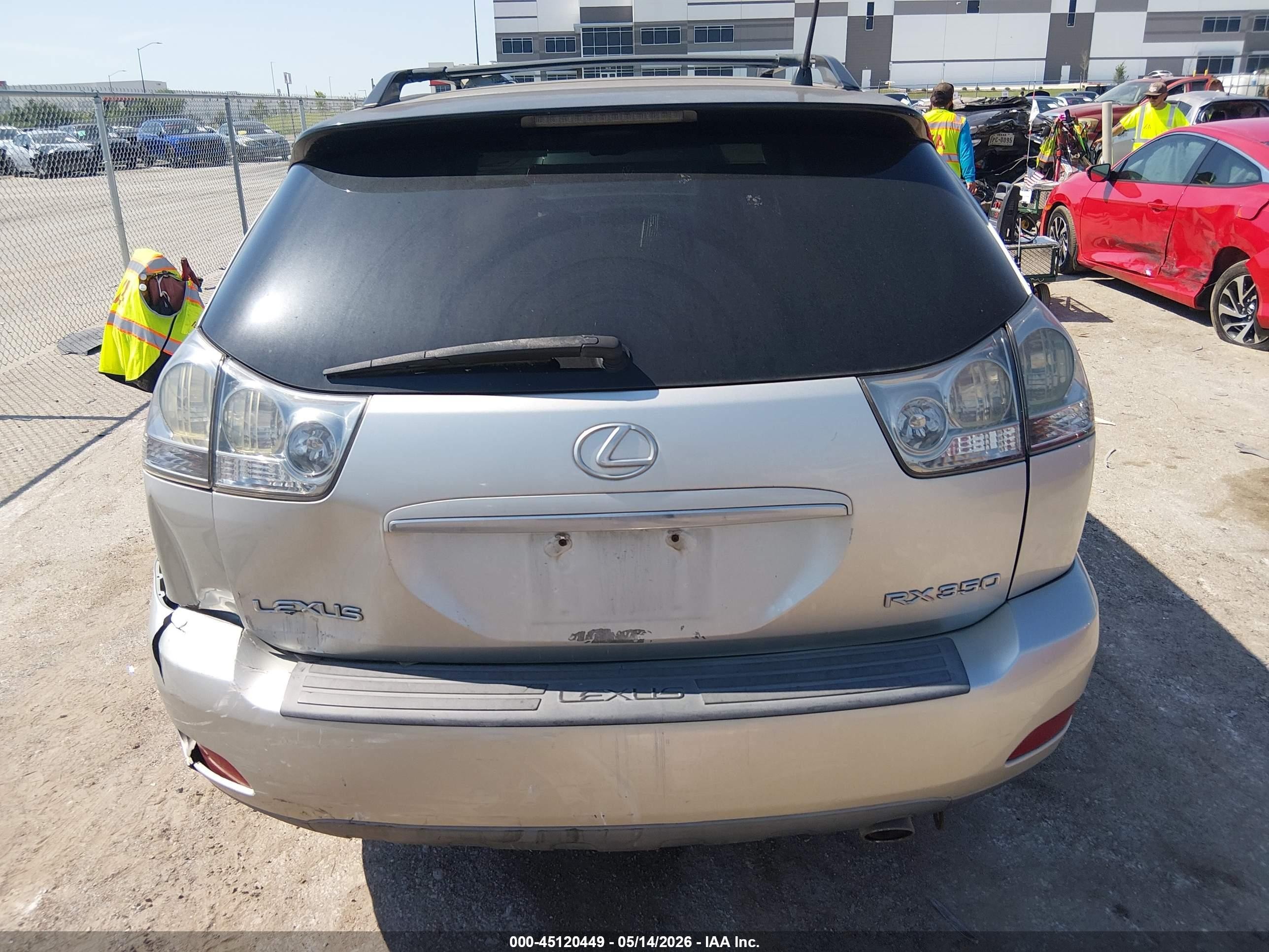 2007 Lexus Rx 350   Silver vin: 2T2GK31U87C002635
