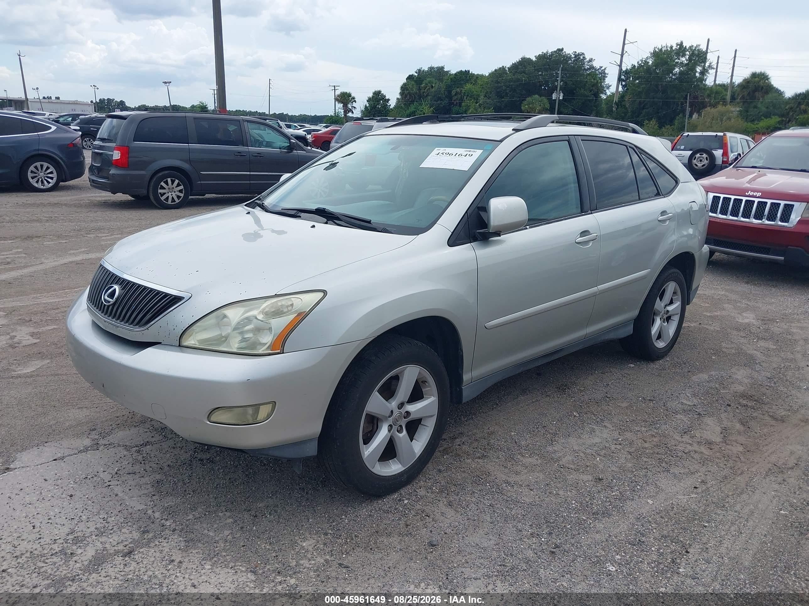 2007 Lexus Rx 350   Silver vin: 2T2GK31U87C004949