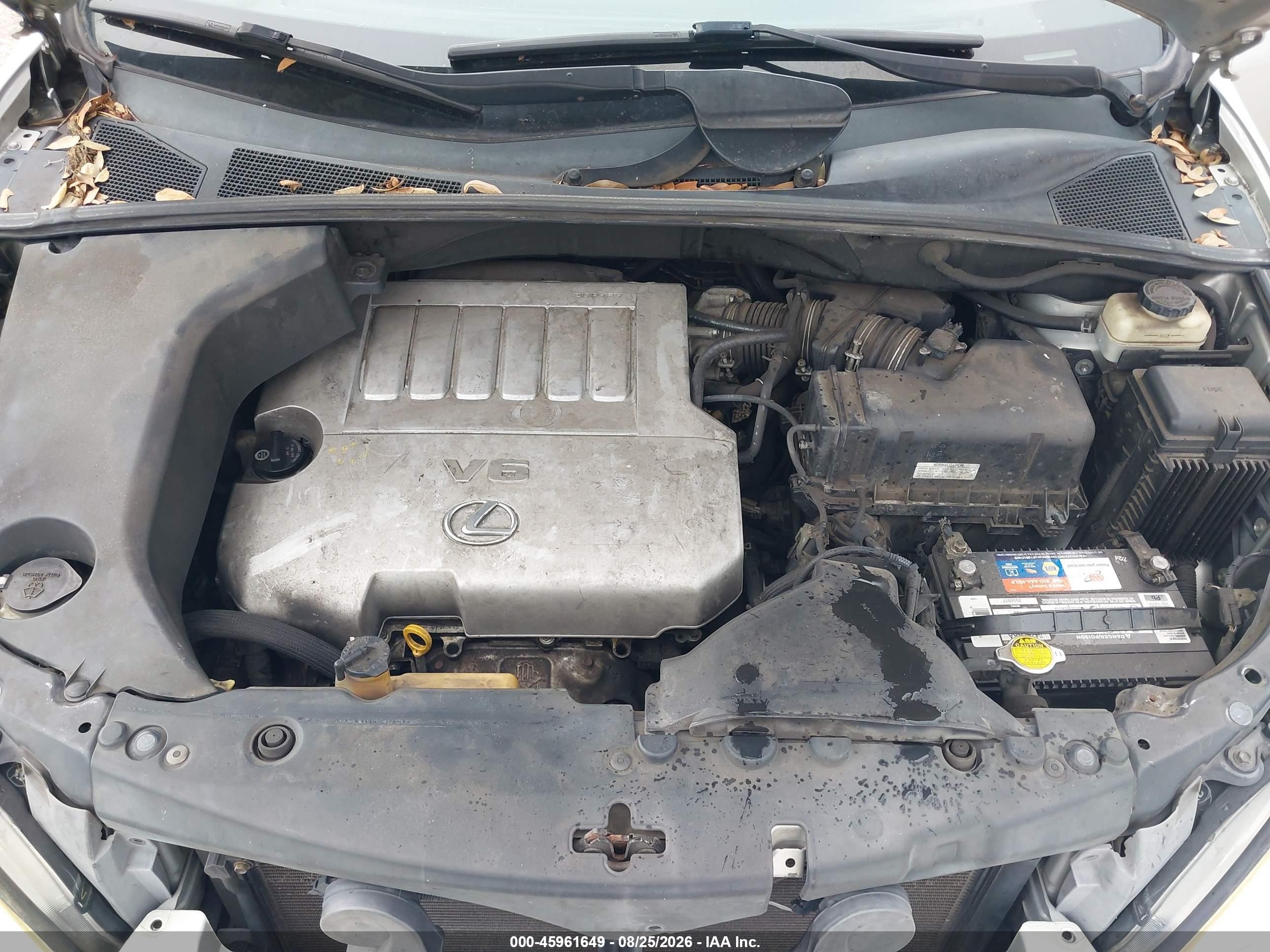 2007 Lexus Rx 350   Silver vin: 2T2GK31U87C004949