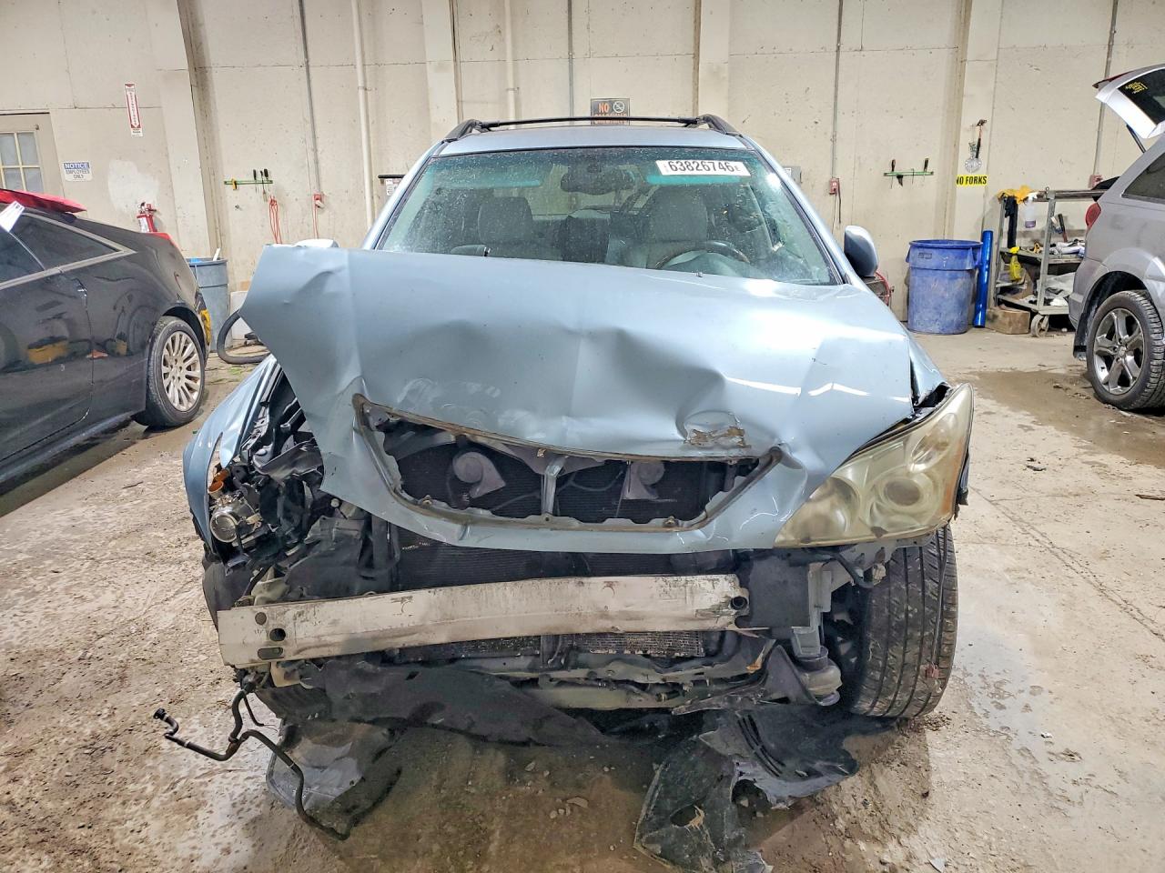 2007 Lexus Rx 350 Blue vin: 2T2GK31U87C006197