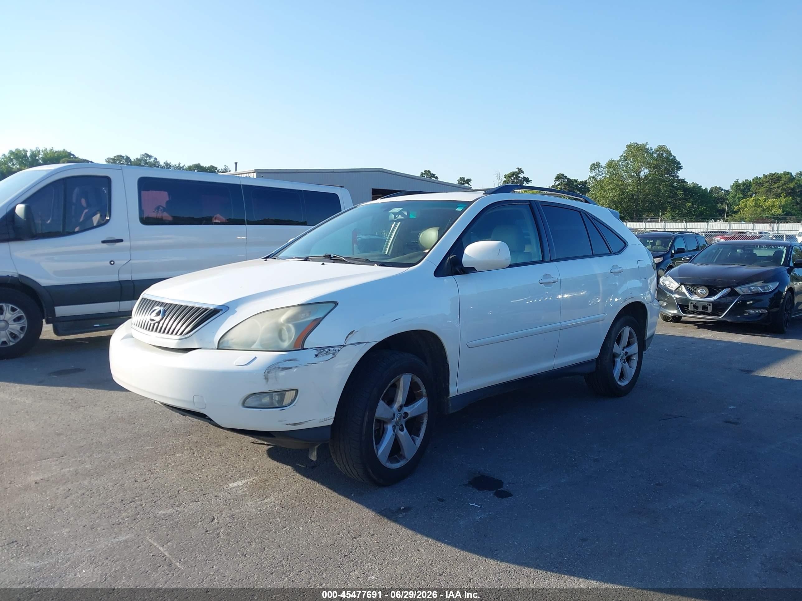 2007 Lexus Rx 350   Белый vin: 2T2GK31U87C012324