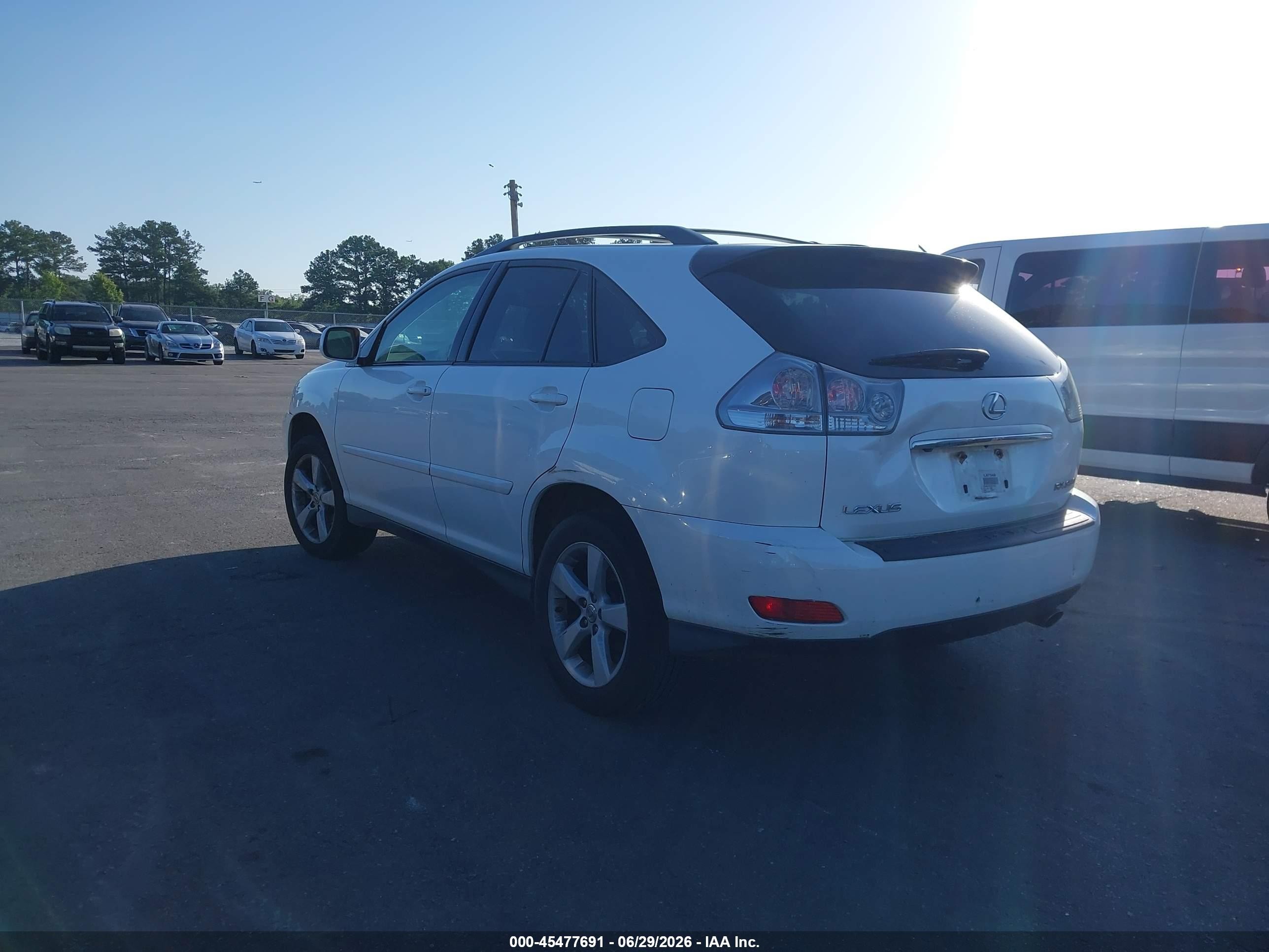 2007 Lexus Rx 350   Белый vin: 2T2GK31U87C012324