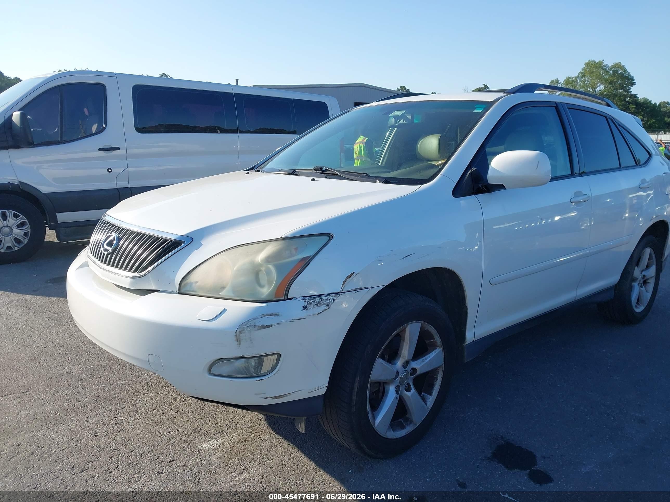 2007 Lexus Rx 350   Белый vin: 2T2GK31U87C012324