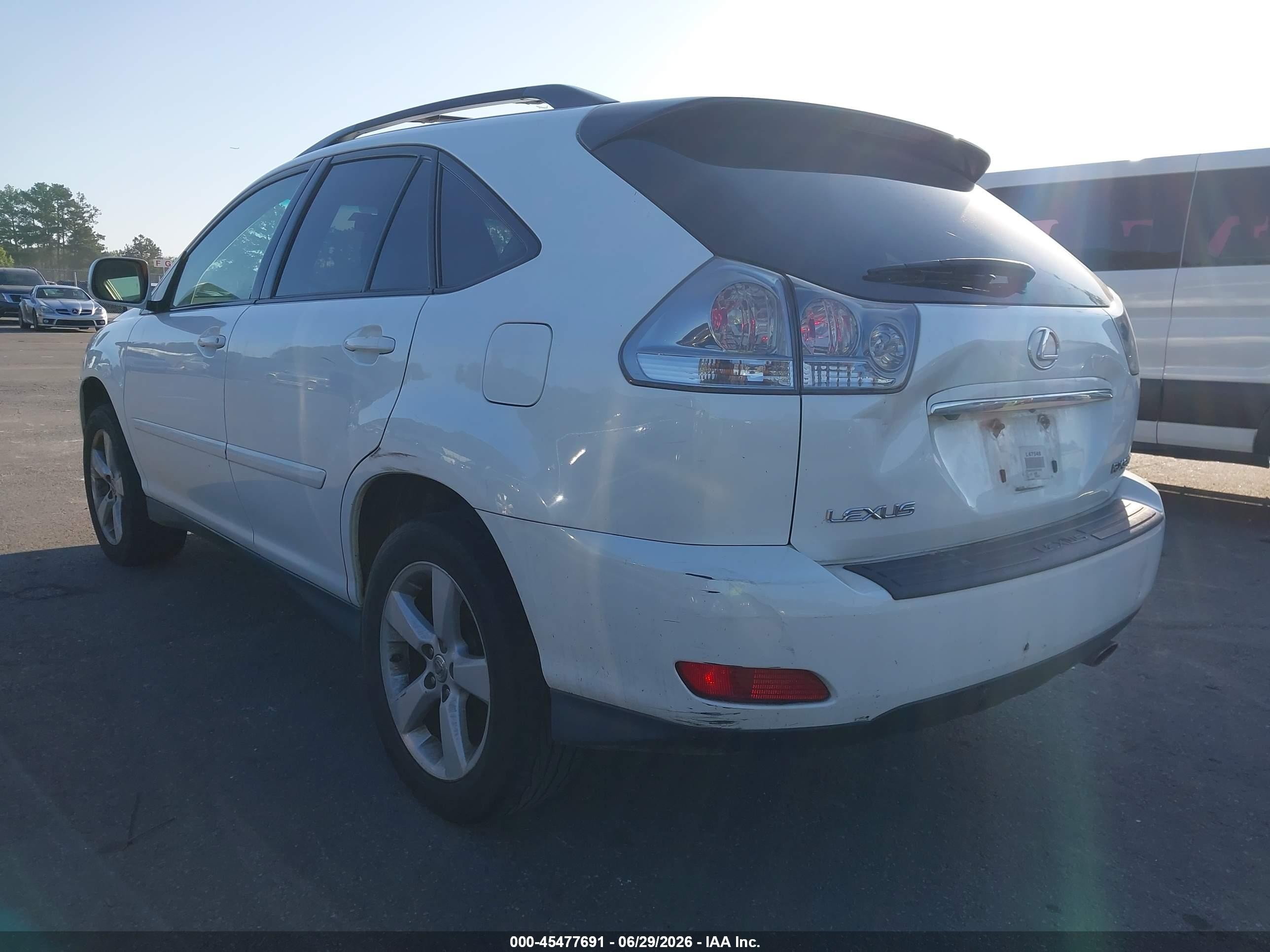 2007 Lexus Rx 350   Белый vin: 2T2GK31U87C012324