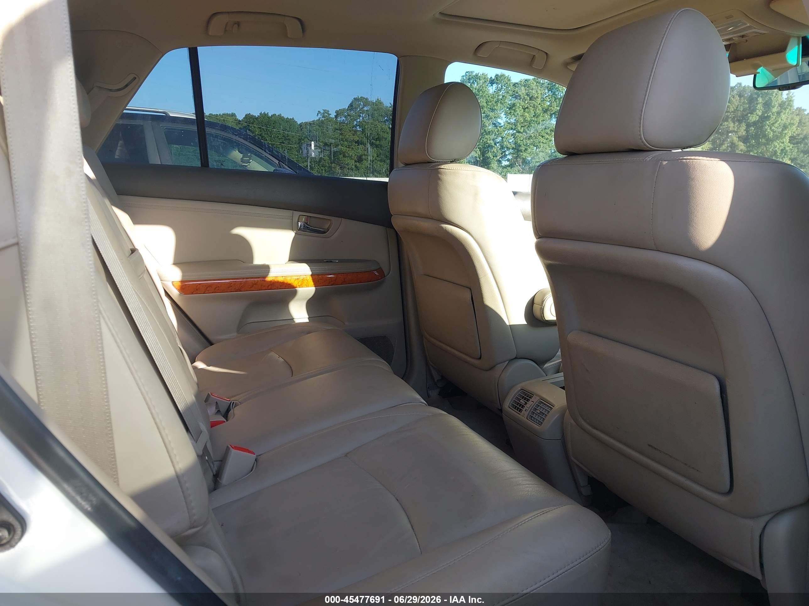 2007 Lexus Rx 350   Белый vin: 2T2GK31U87C012324