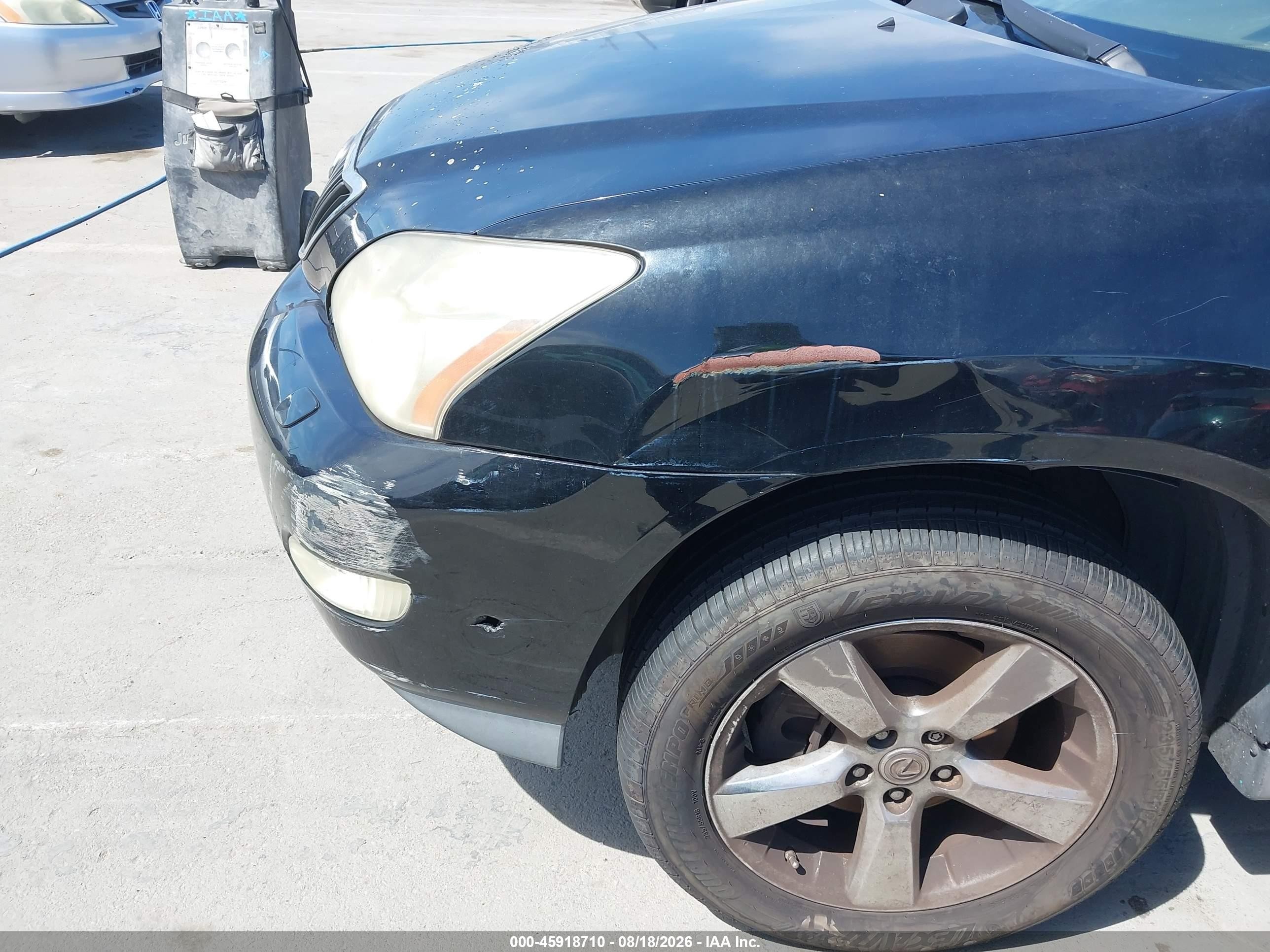 2007 Lexus Rx 350 Black vin: 2T2GK31U87C015000