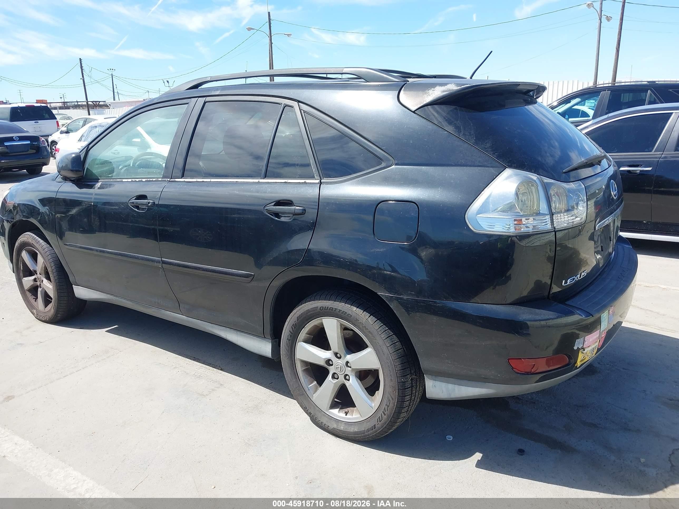 2007 Lexus Rx 350 Black vin: 2T2GK31U87C015000