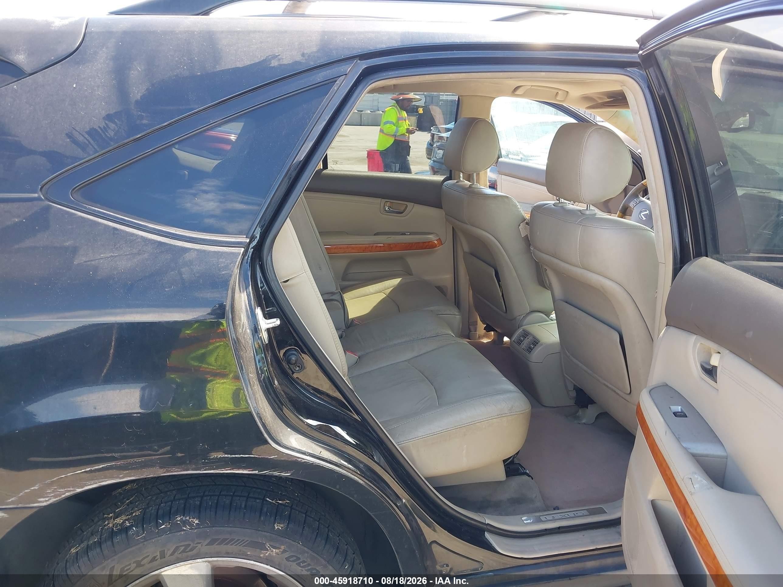 2007 Lexus Rx 350 Black vin: 2T2GK31U87C015000