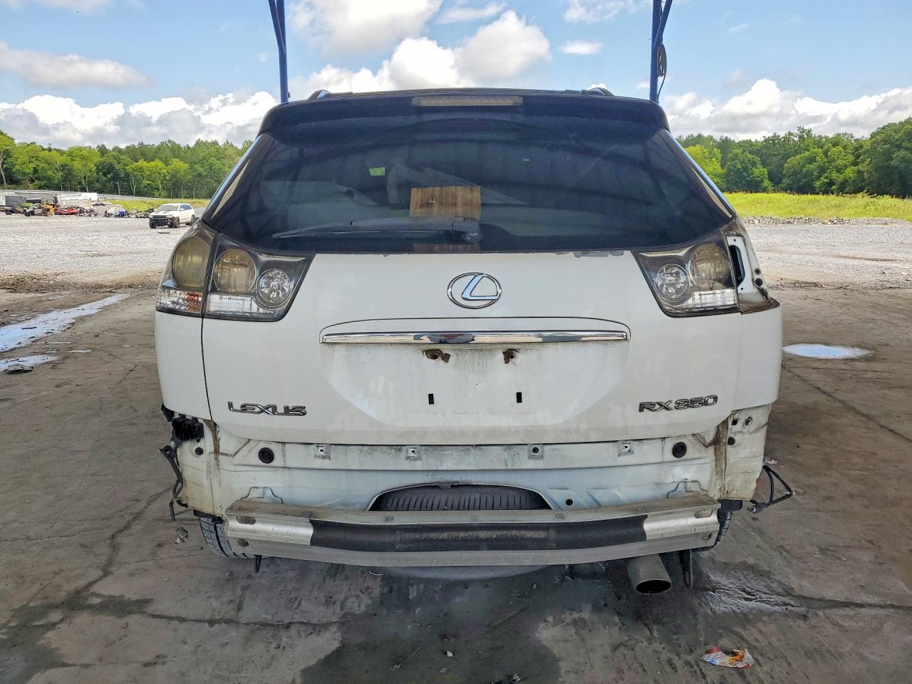 2007 Lexus Rx 350 White vin: 2T2GK31U87C016650