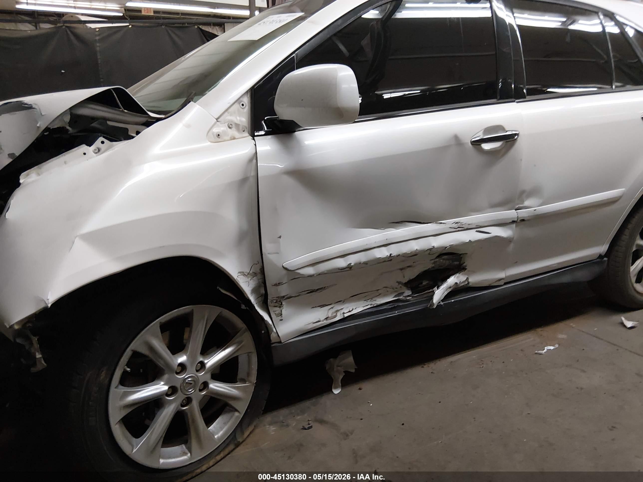 2008 Lexus Rx 350   White vin: 2T2GK31U88C028413