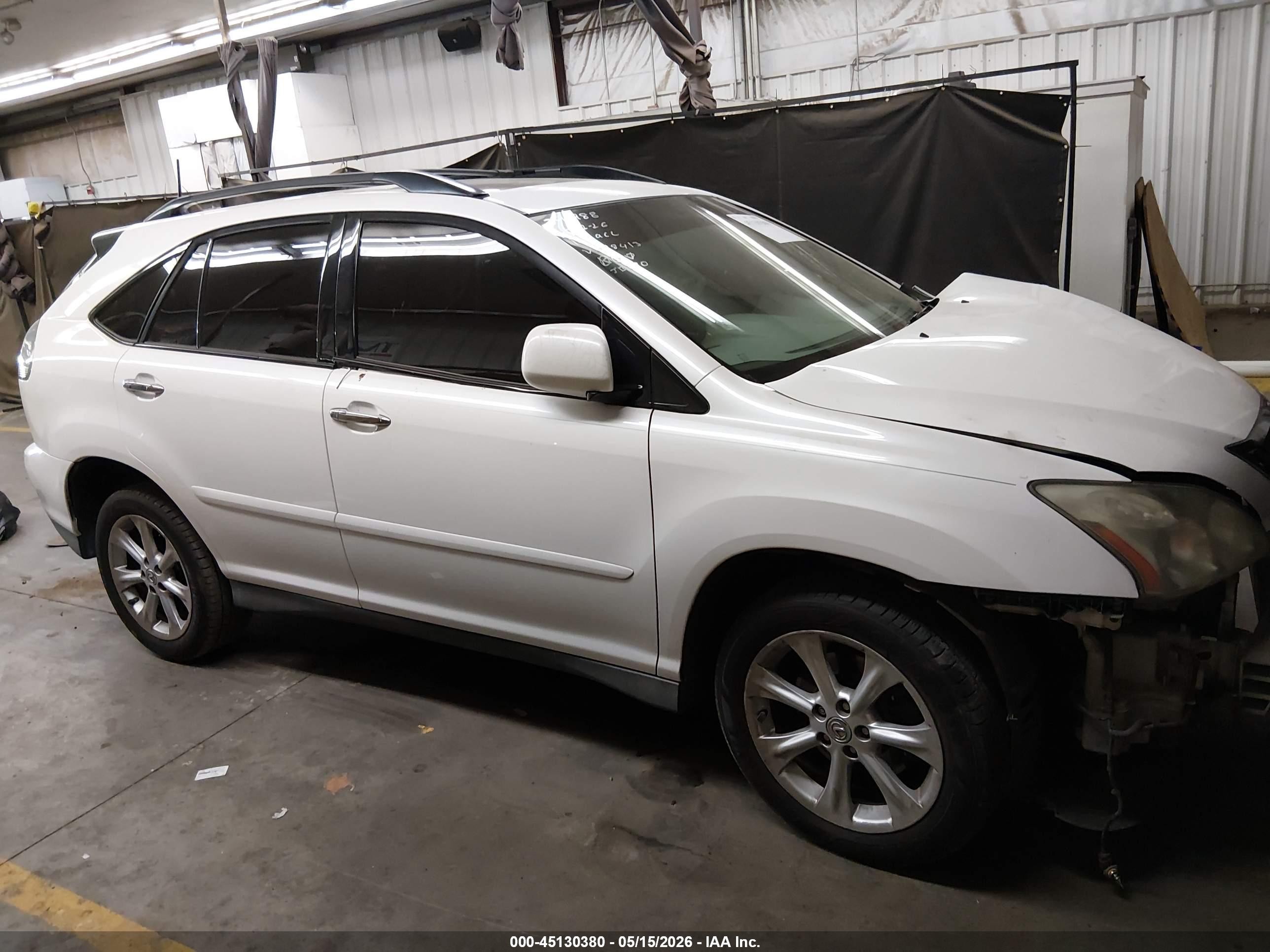 2008 Lexus Rx 350   White vin: 2T2GK31U88C028413