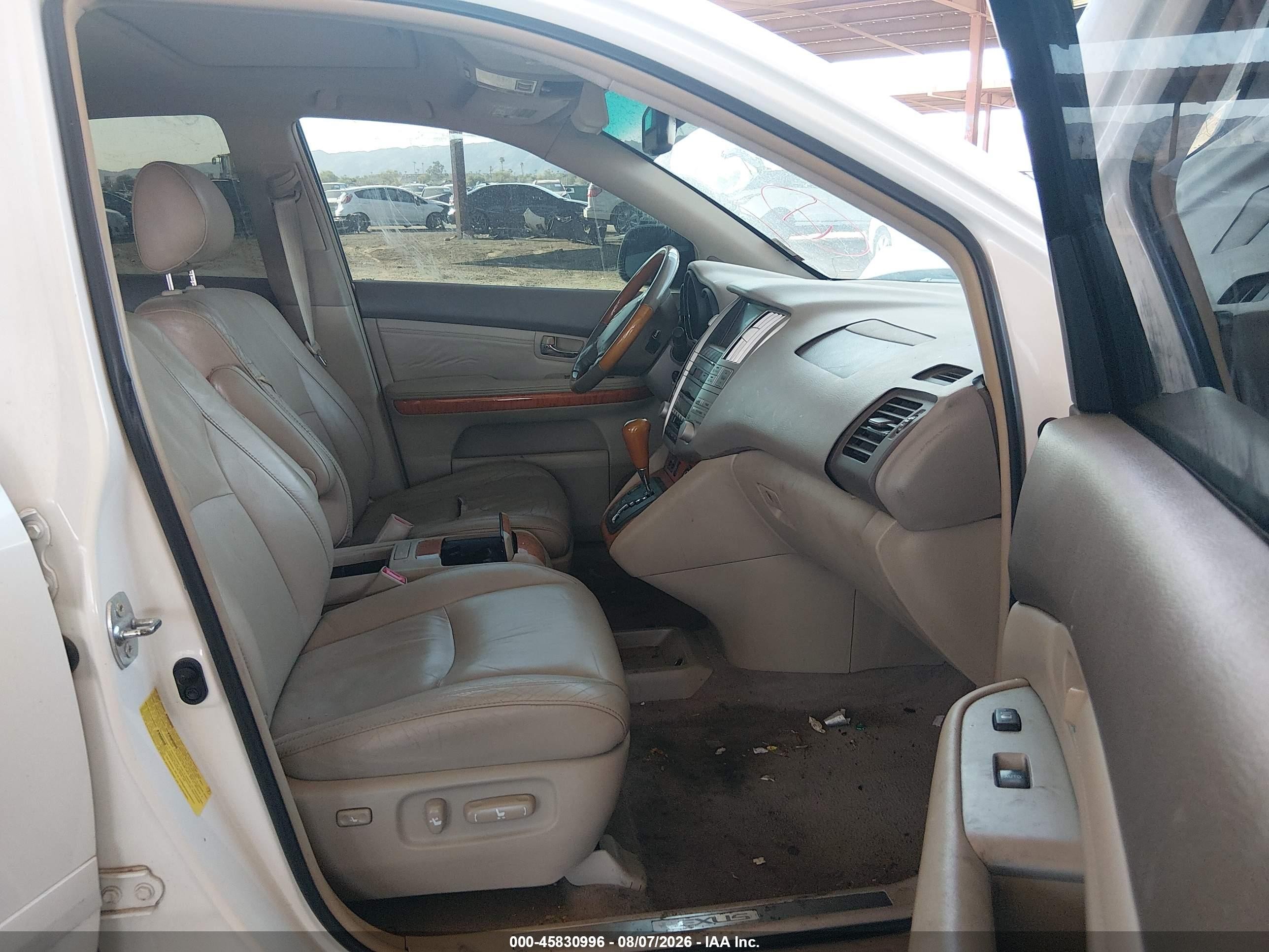 2008 Lexus Rx 350   White vin: 2T2GK31U88C028413